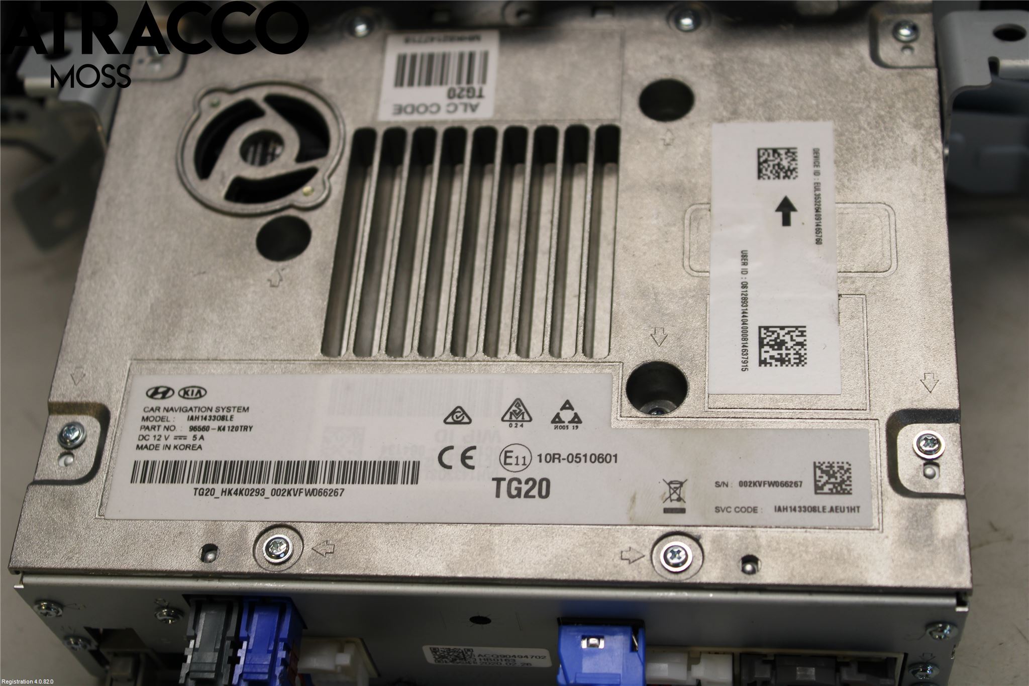 Hyundai KONA/ELECTRIC OS 18-23 Multifunktionsdisplay