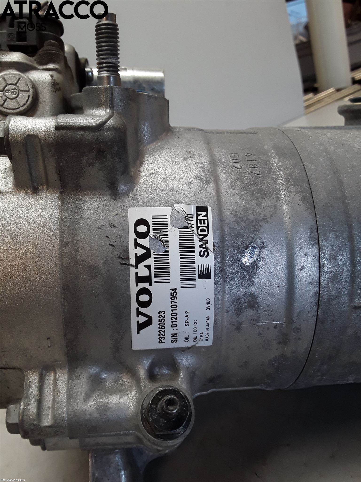 Volvo V60 19- Varme Ac Kompressor