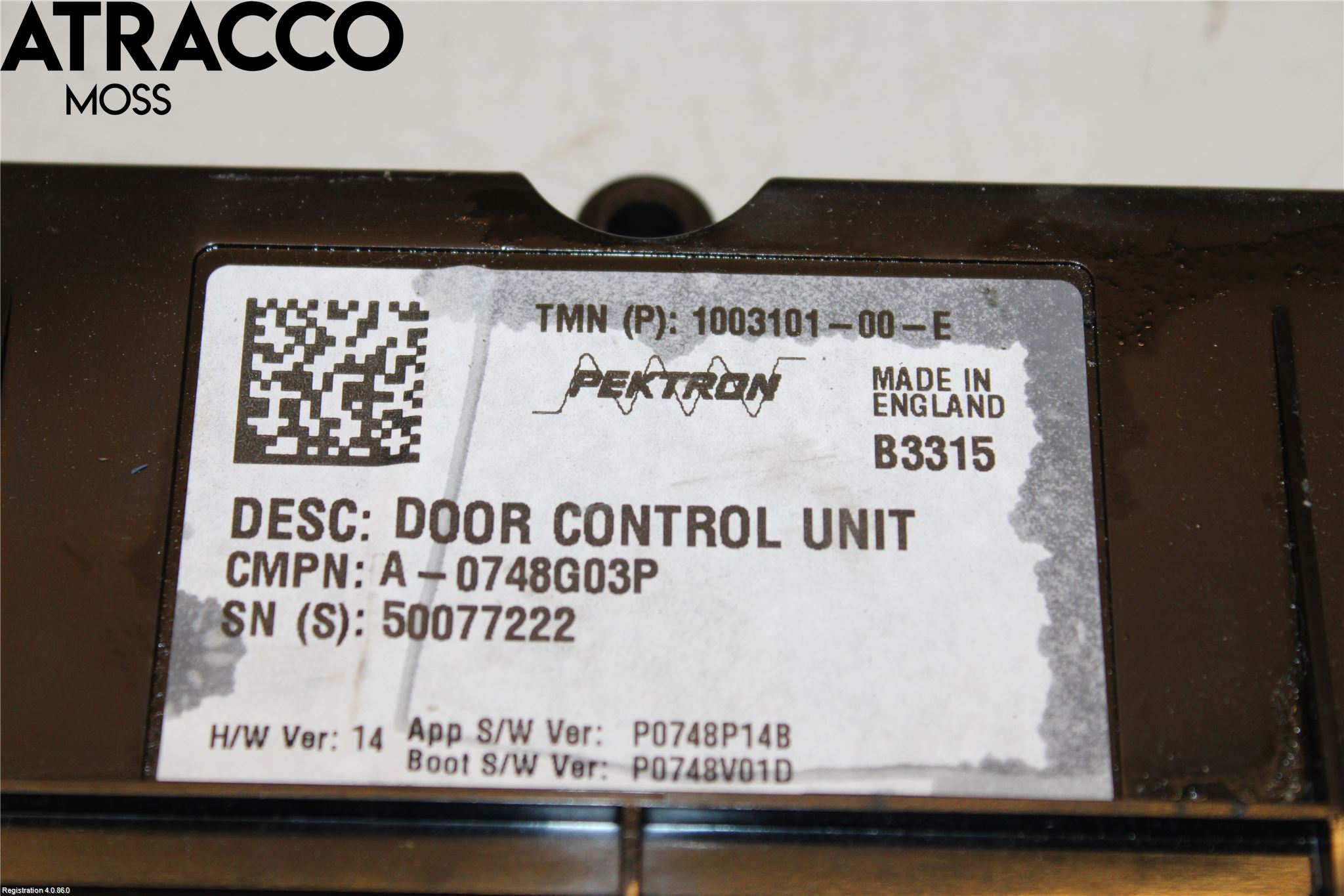 Tesla MODEL S 13- Styreenhet Dør