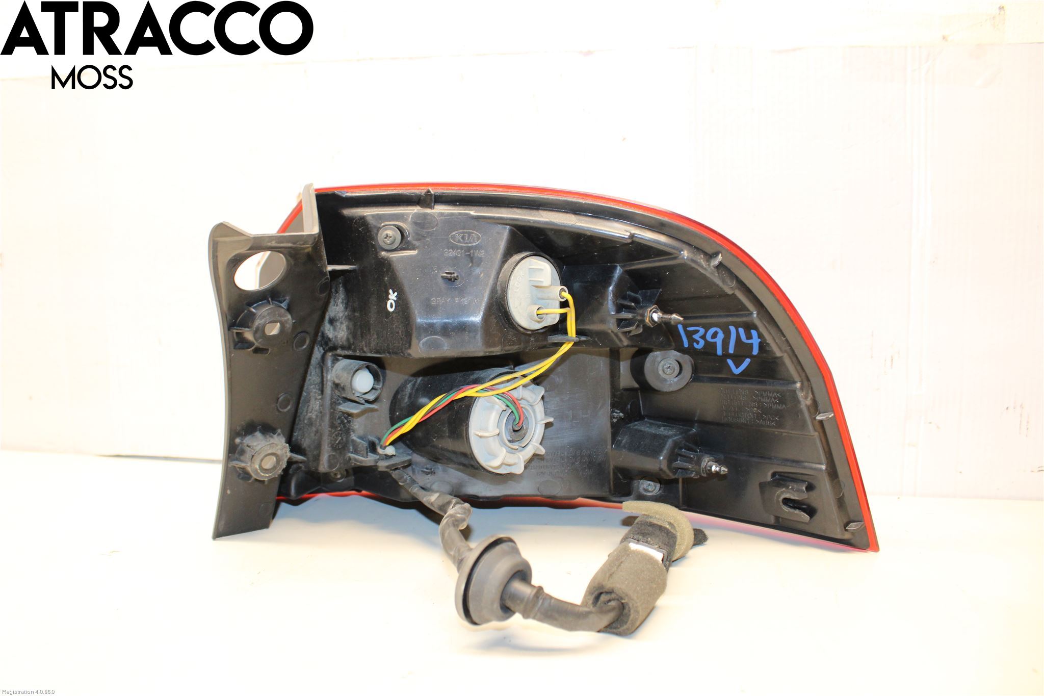 Kia RIO 12-16 Baklykt Venstre