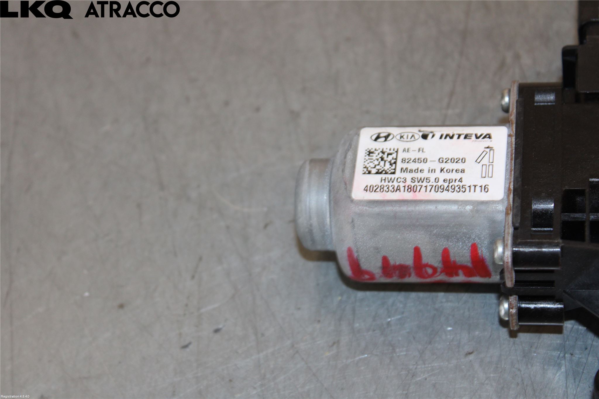 Hyundai IONIQ AE 17-22 Vindusheismotor