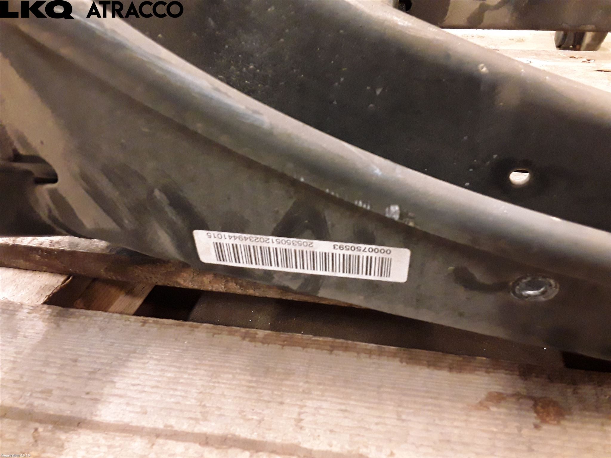Mercedes-Benz MB C-KLASS (W205) 14-21 Bakaksel Feste Travers-Ramme