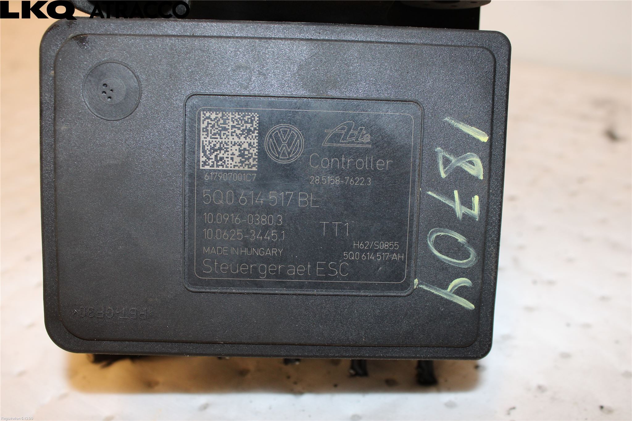 Volkswagen VW PASSAT 15-19 Abs Hydraulikkaggregat