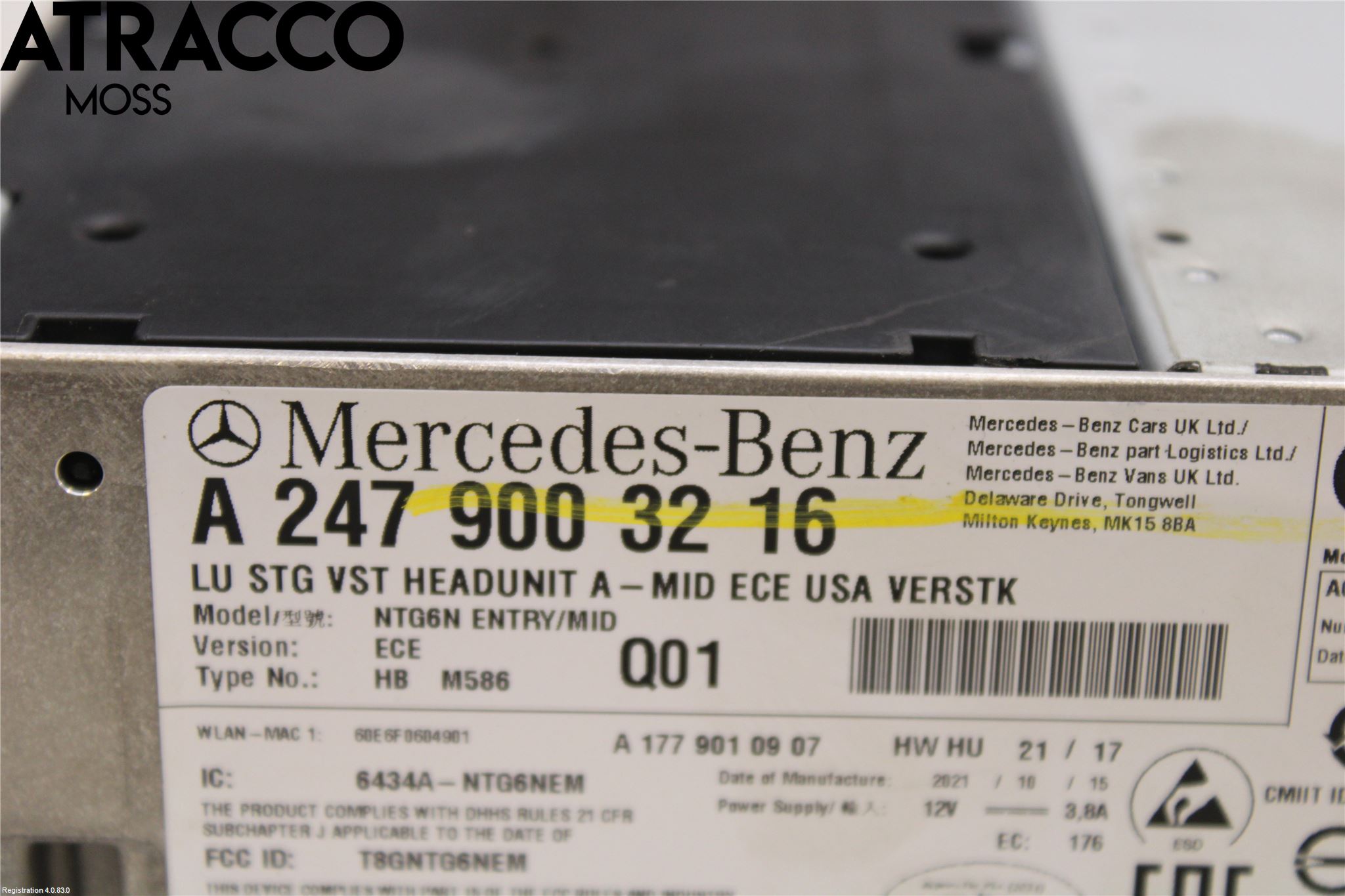 Mercedes-Benz MB EQB (X243) 22- Stereo Radio
