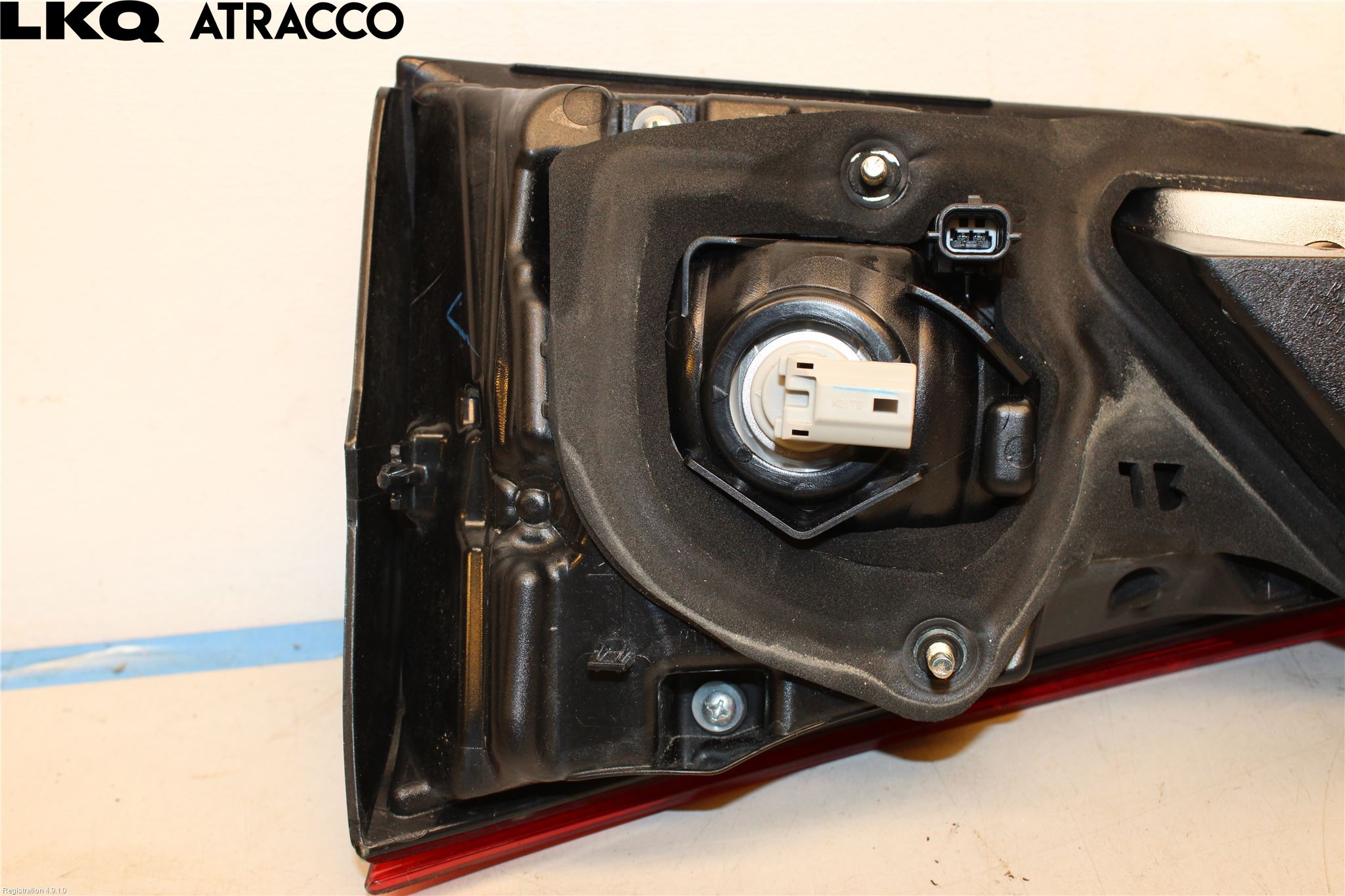 Nissan QASHQAI 14-17 Baklykt Venstre  På Luke(Indre