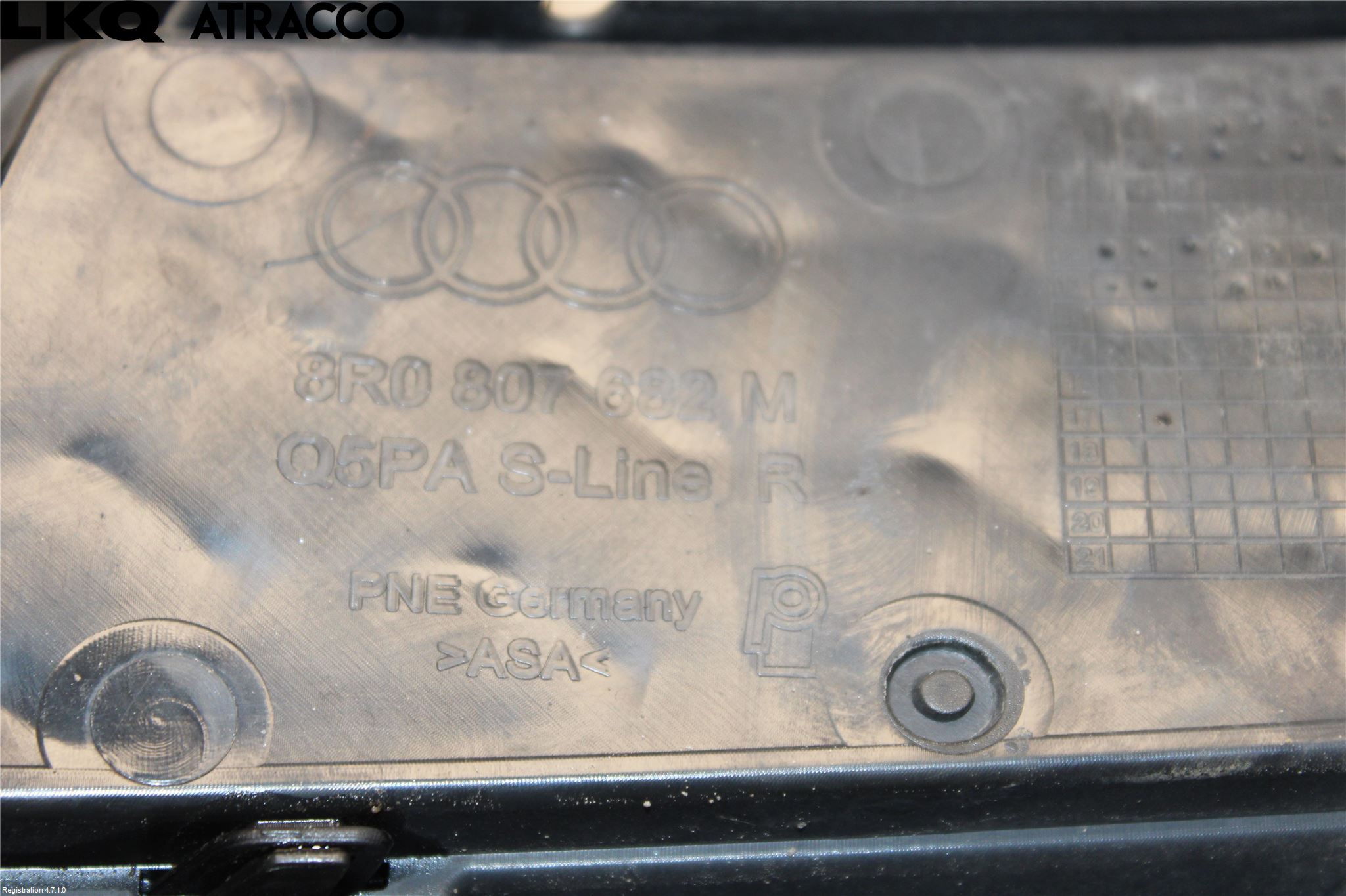 Audi Q5 09-16 Frontlykt Kurve-Tåkelys Ramme