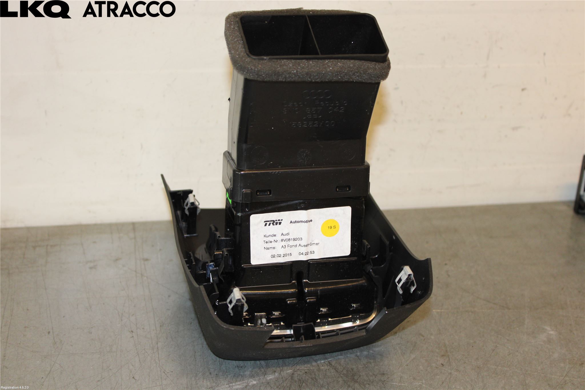 Audi A3/S3 05-13 Bryter Luft Sirkulasjon