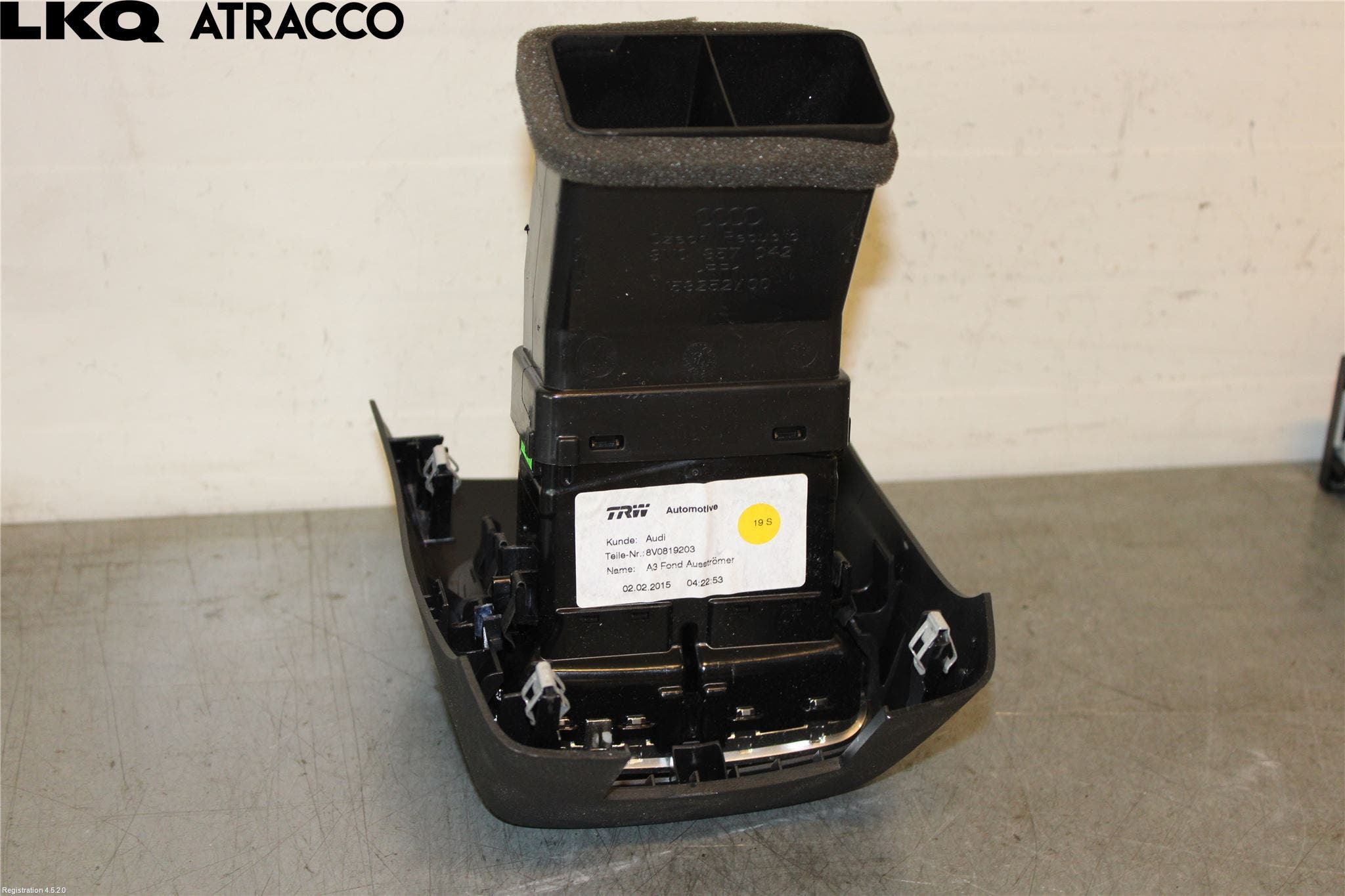 Audi A3/S3 05-13 Bryter Luft Sirkulasjon