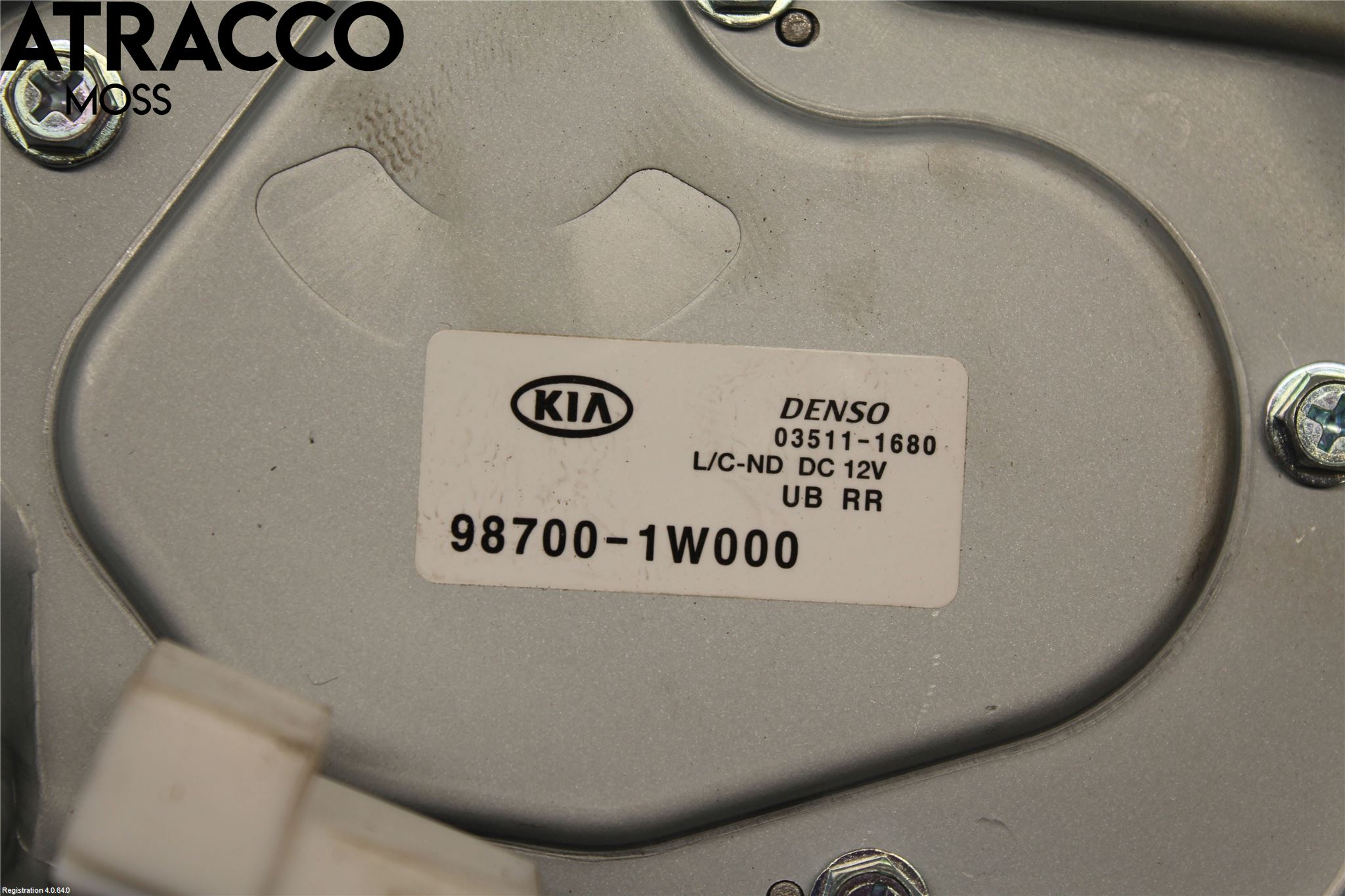 Kia RIO 12-16 Viskermotor Bakluke