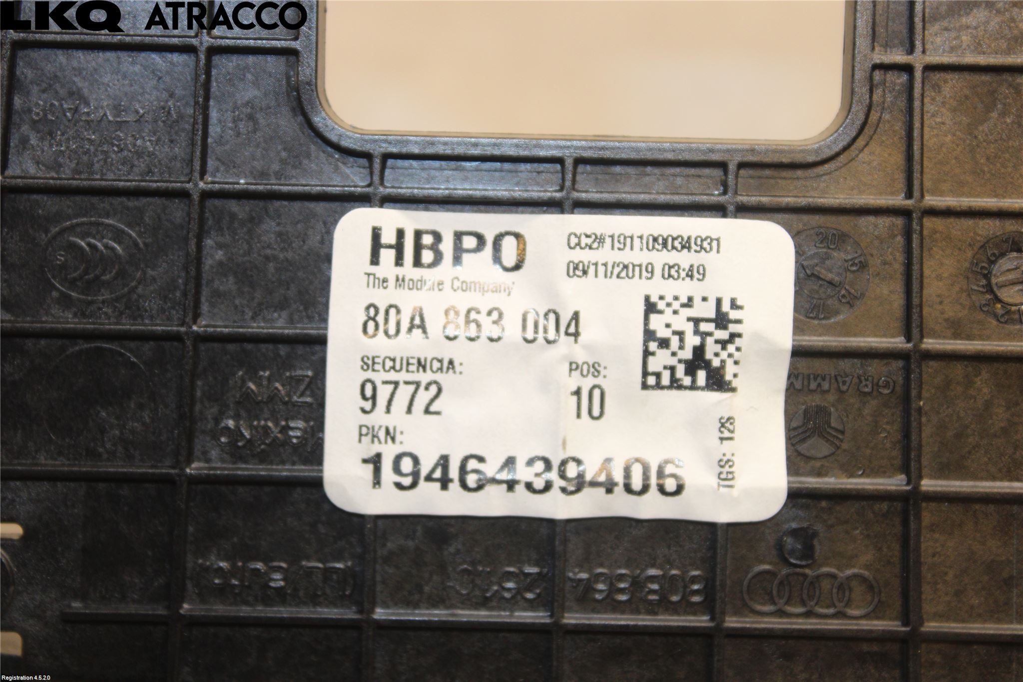 Audi Q5/SQ5 17- Inredning Sarg Växelspak