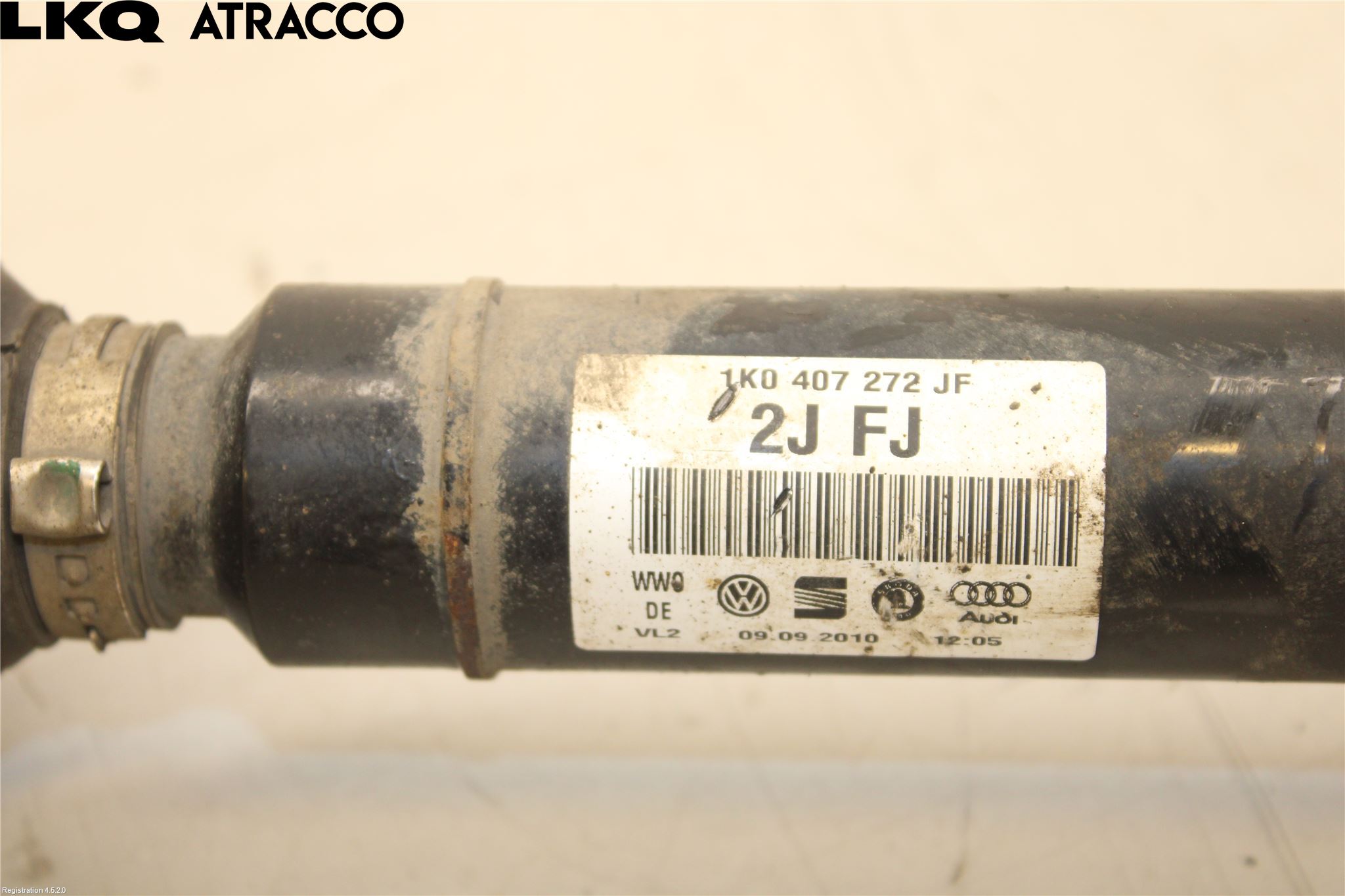 Audi A3/S3 05-13 Drivaksel Foran Kompl Høyre