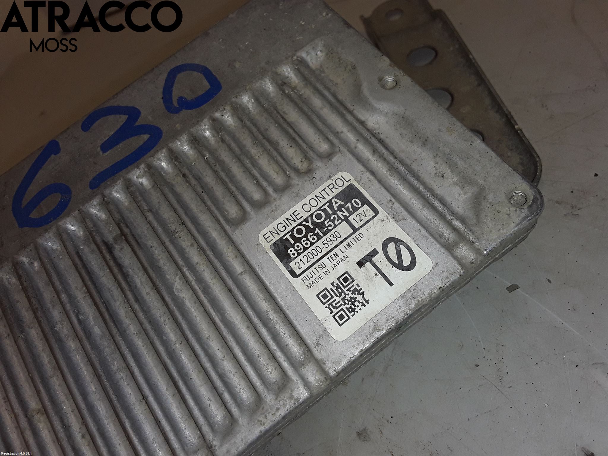 Toyota VERSO-S 11-16 Styreenhet Innsprøytning