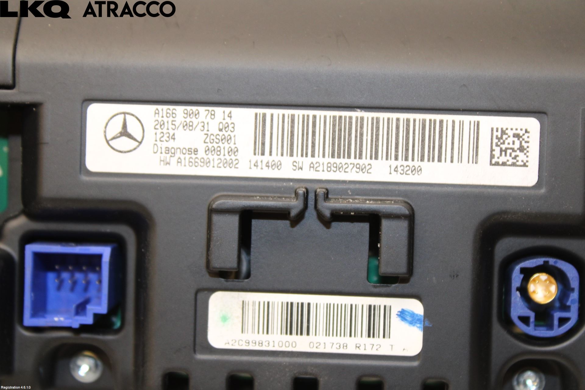 Mercedes-Benz MB CLA-KLASS (C117/X117) 13-19 Multifunktionsdisplay