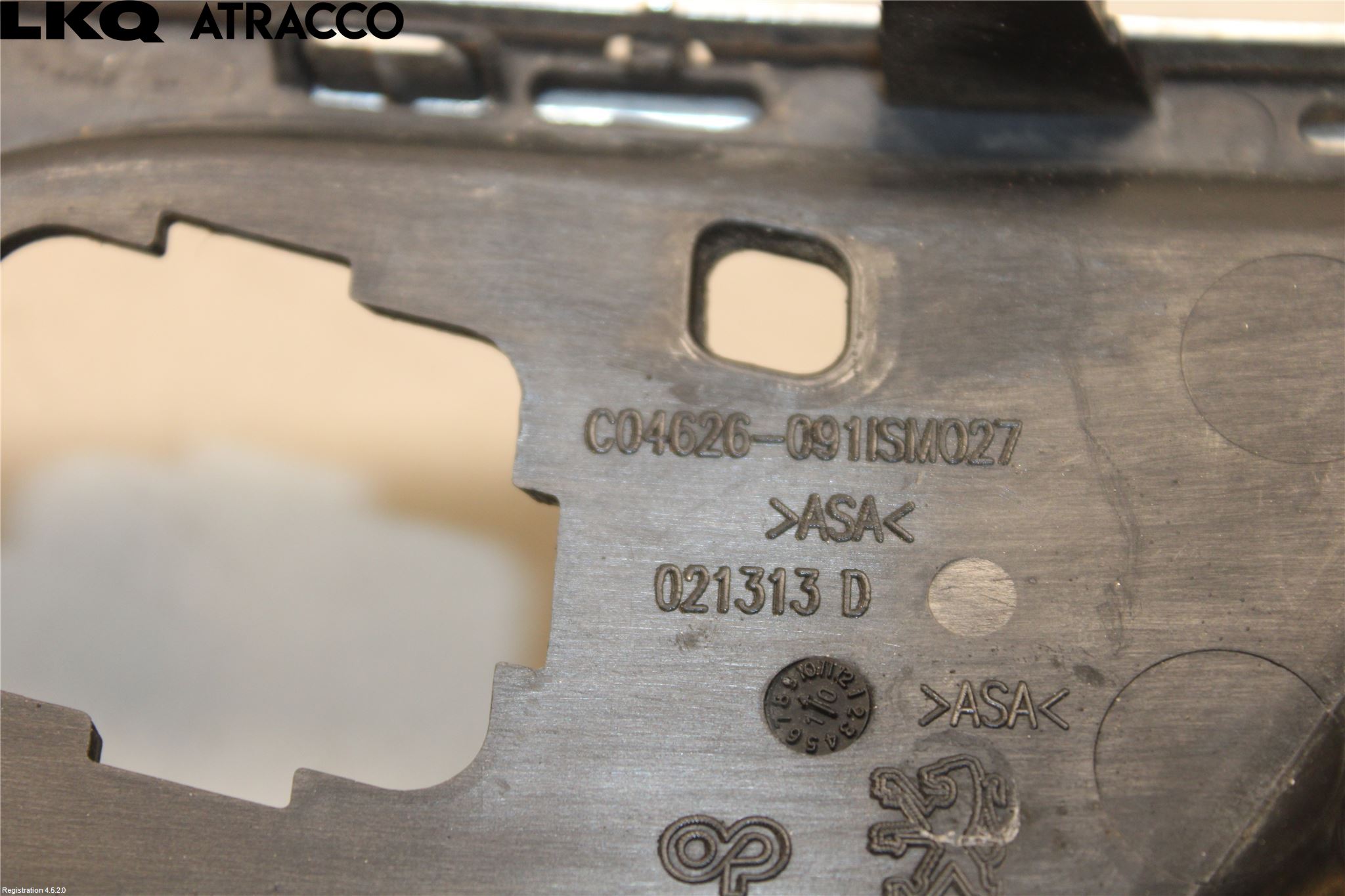 Peugeot 5008 10-16 Frontlykt Kurve-Tåkelys Ramme