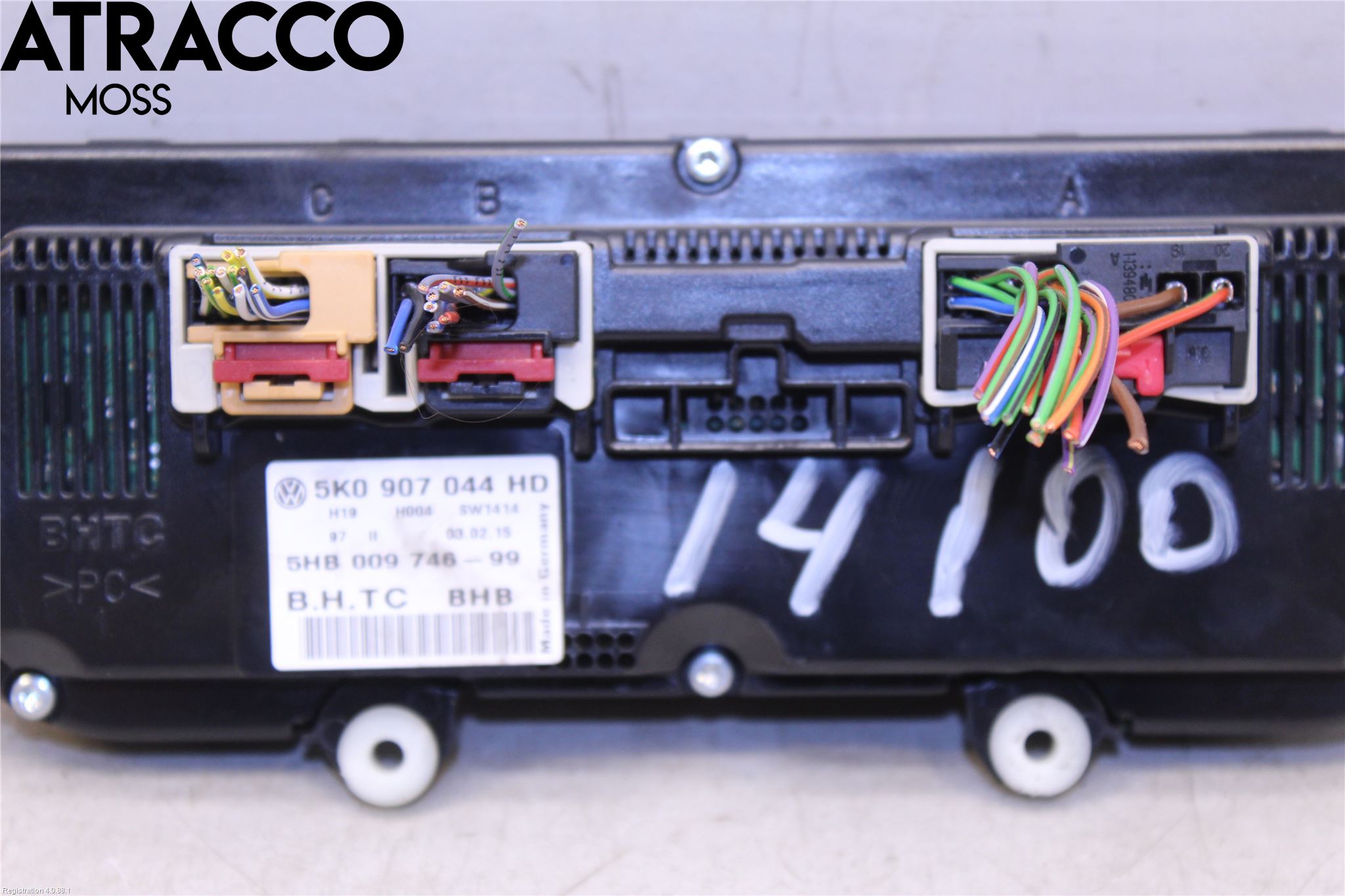 Volkswagen VW TIGUAN 07-16 Varme Ac Betjening-Display