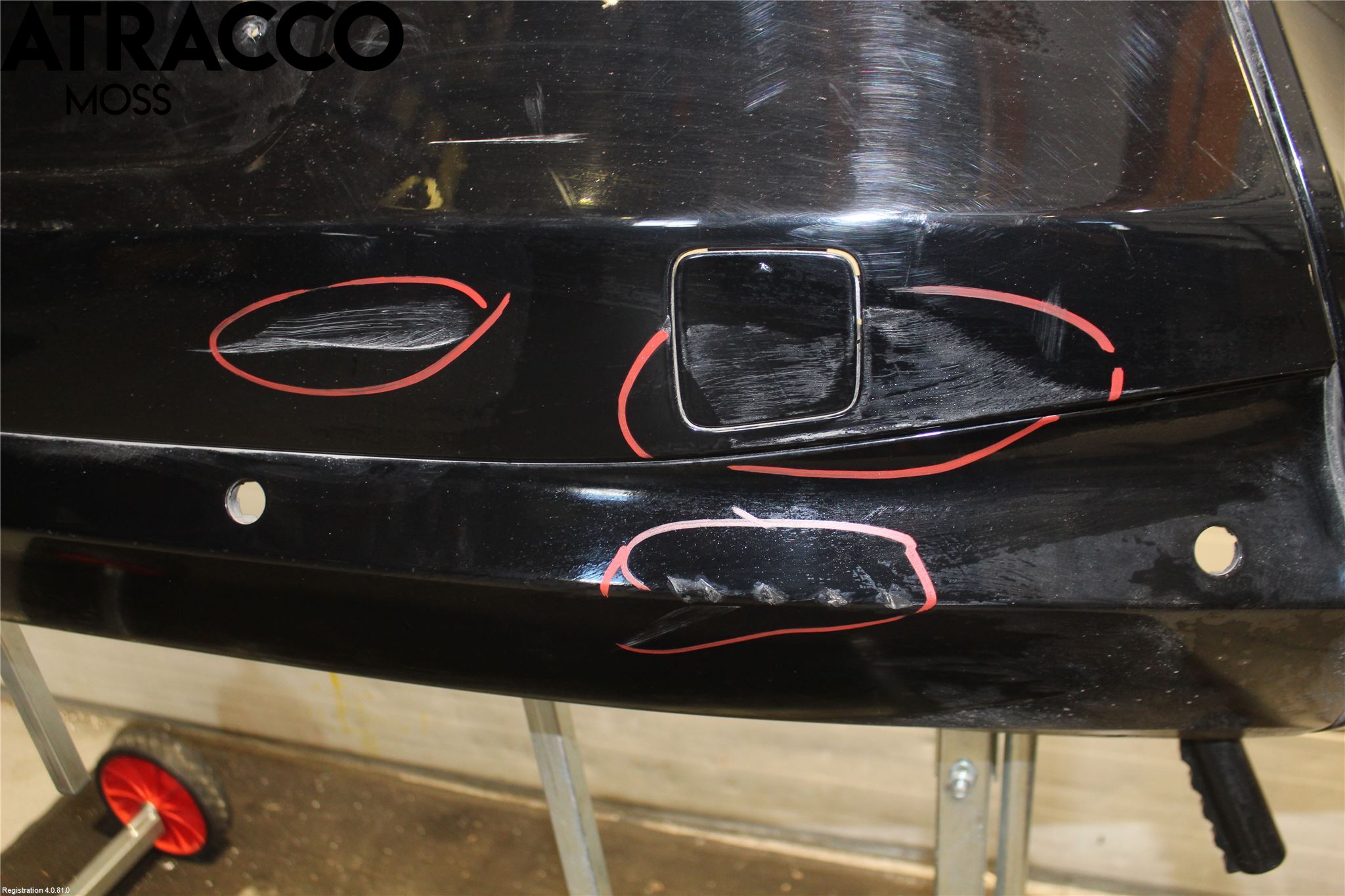 BMW i3 I01 13-22 Støtfanger Bak