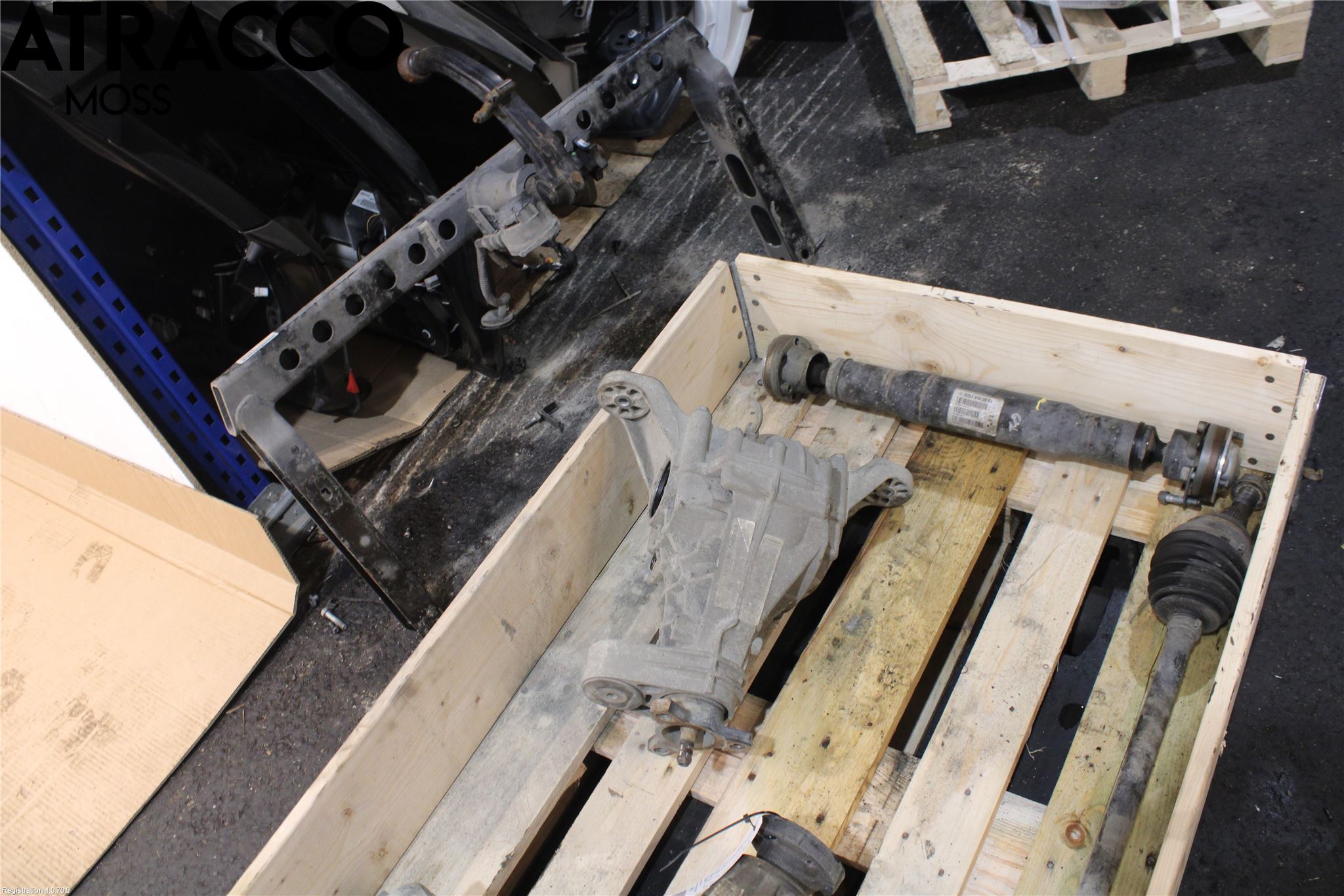 Mercedes-Benz MB R-KLASS (W251) 05-13 Bakaksel Kardang Bak -Diff