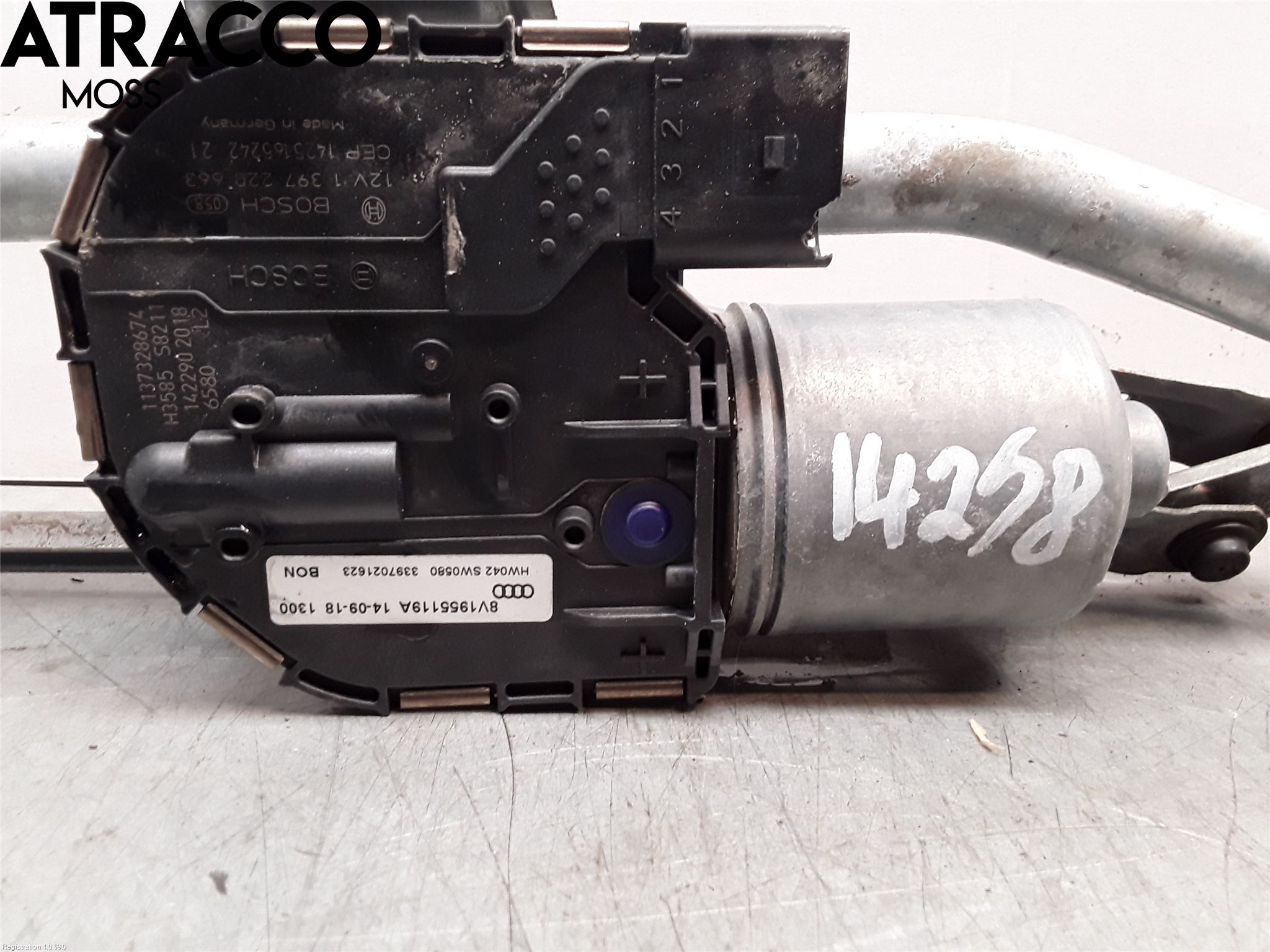 Audi A3/S3 8V 13-20 Viskermotor Frontrute