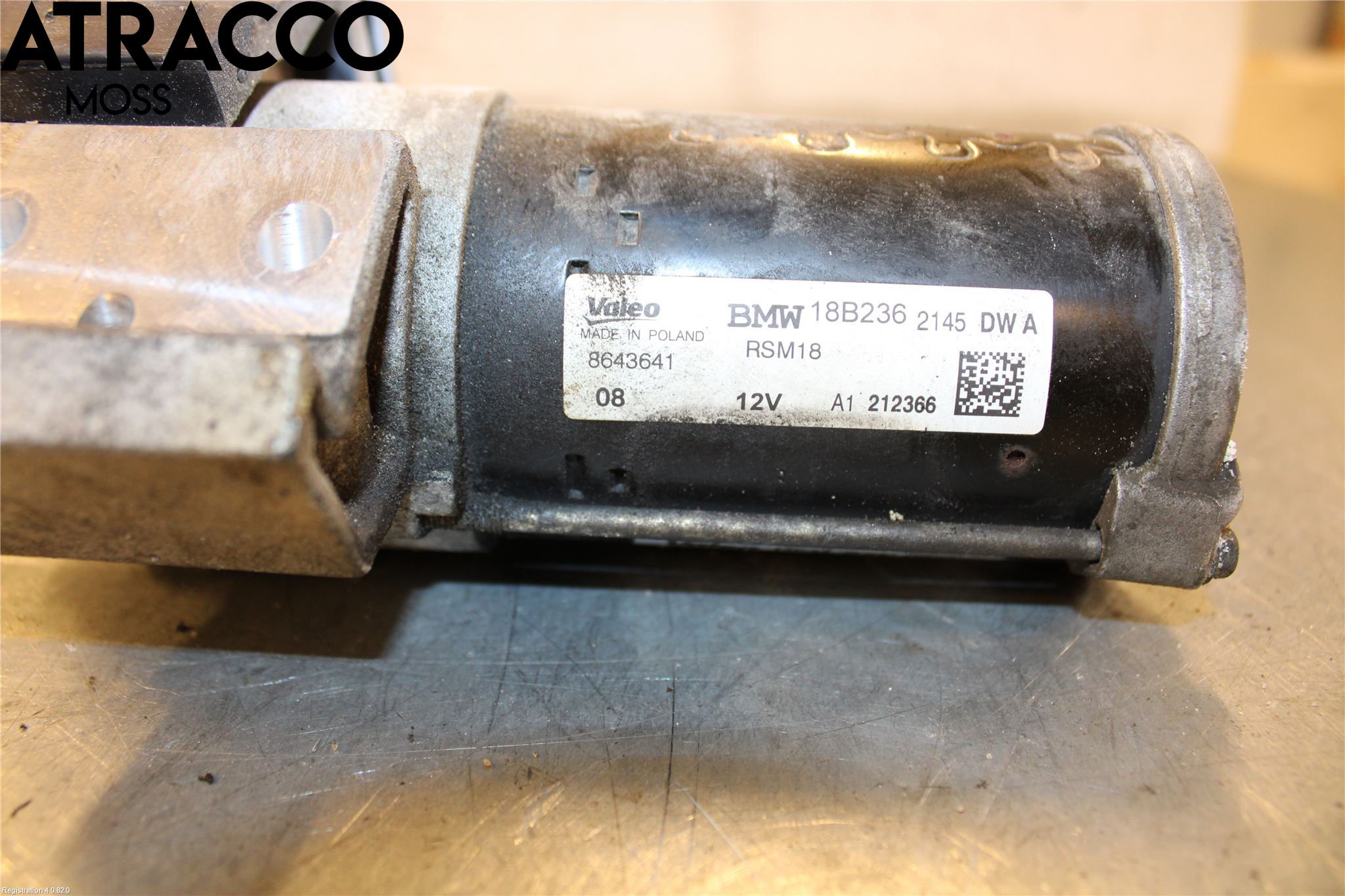 BMW 3 F30/F31/F80 12-19 Startmotor