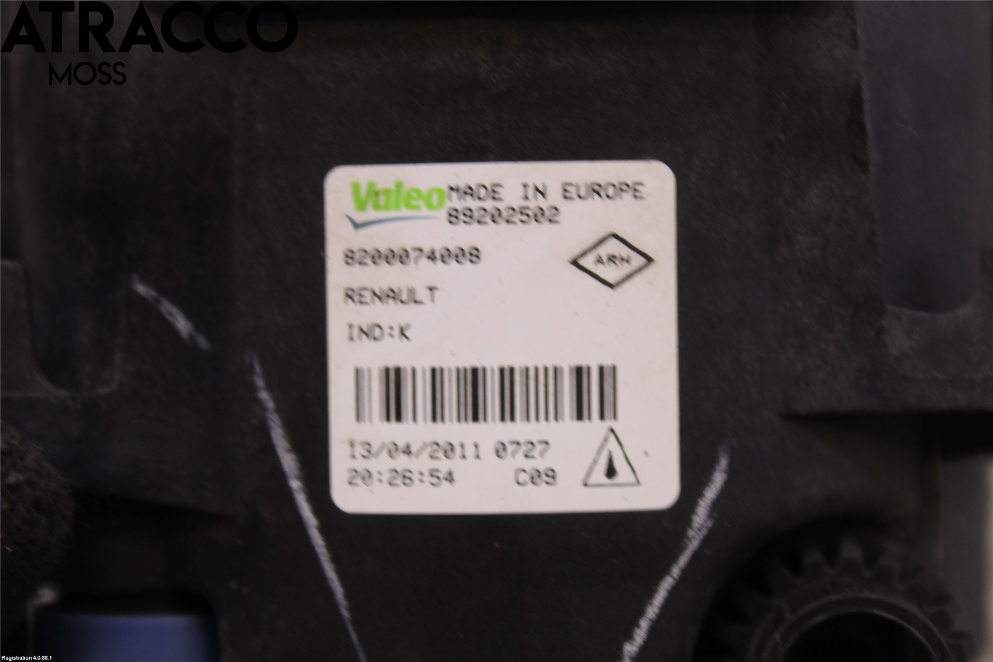 Renault SCÉNIC III / GRAND SCÉNIC 09-16 Frontlykt-Kurve-Tåkelys