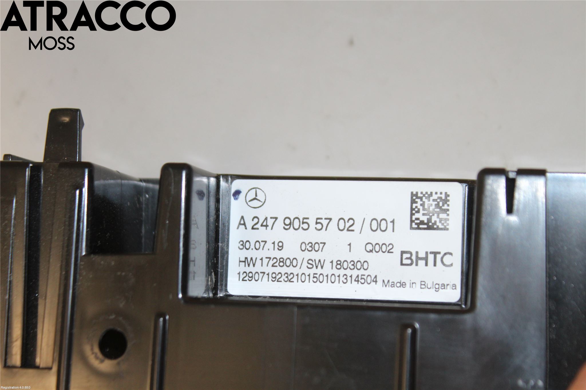 Mercedes-Benz MB B-KLASS (W246/W242) 12-19 Varme Ac Betjening-Display