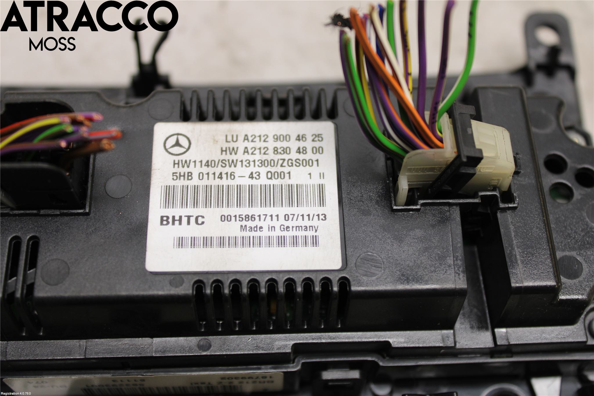 Mercedes-Benz MB E-KLASS (W212) 09-16 Varme Ac Betjening-Display