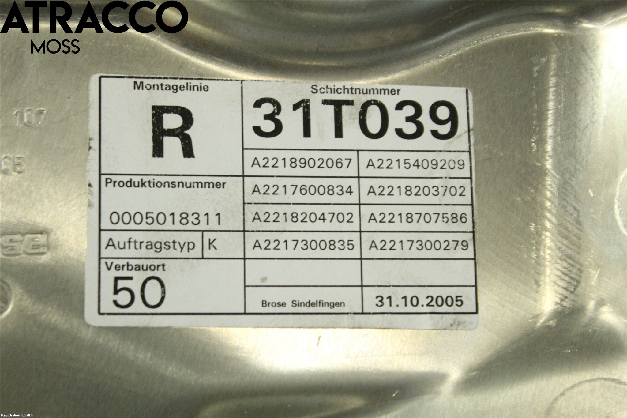 Mercedes-Benz MB S-KLASS (W221) 05-13 Vindusheis El Komp