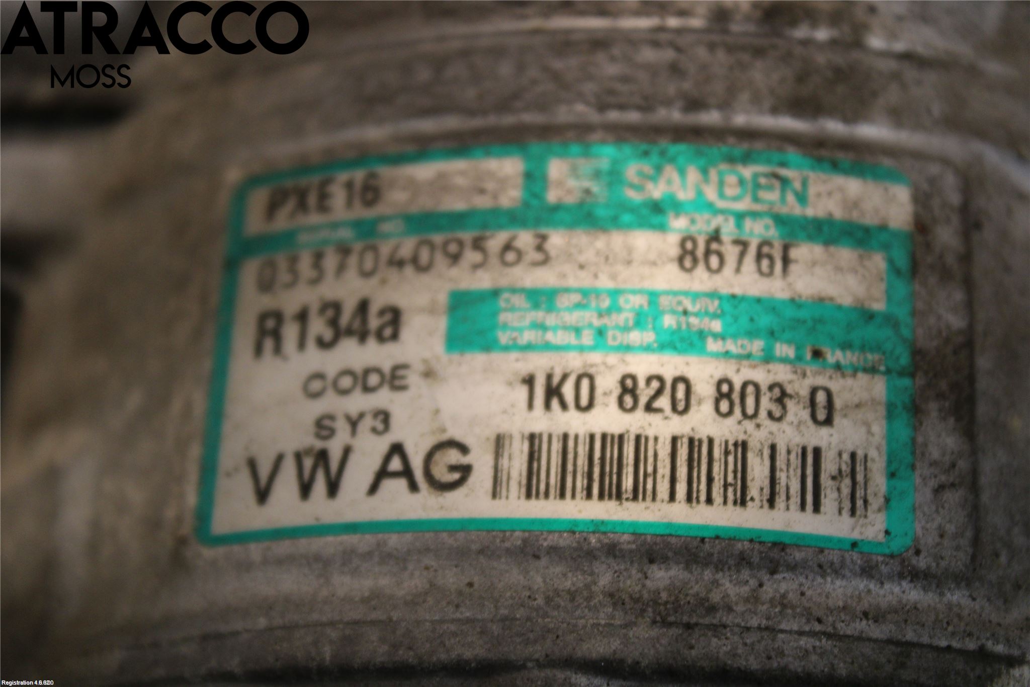 Volkswagen VW PASSAT 05-11 Varme Ac Kompressor