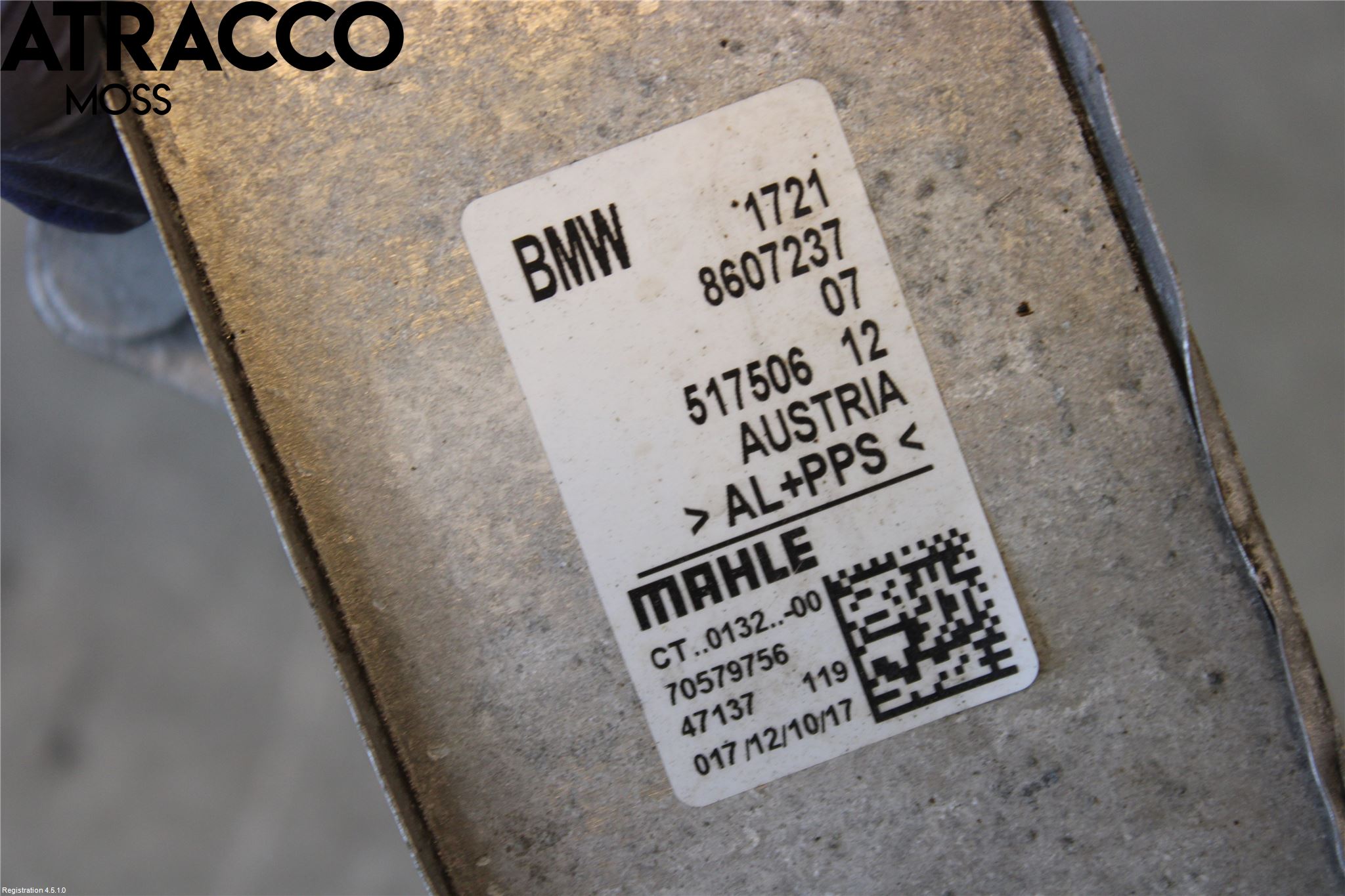 BMW 5 G30/G31/F90 17-23 Radiator Oljekjøler Automatgea