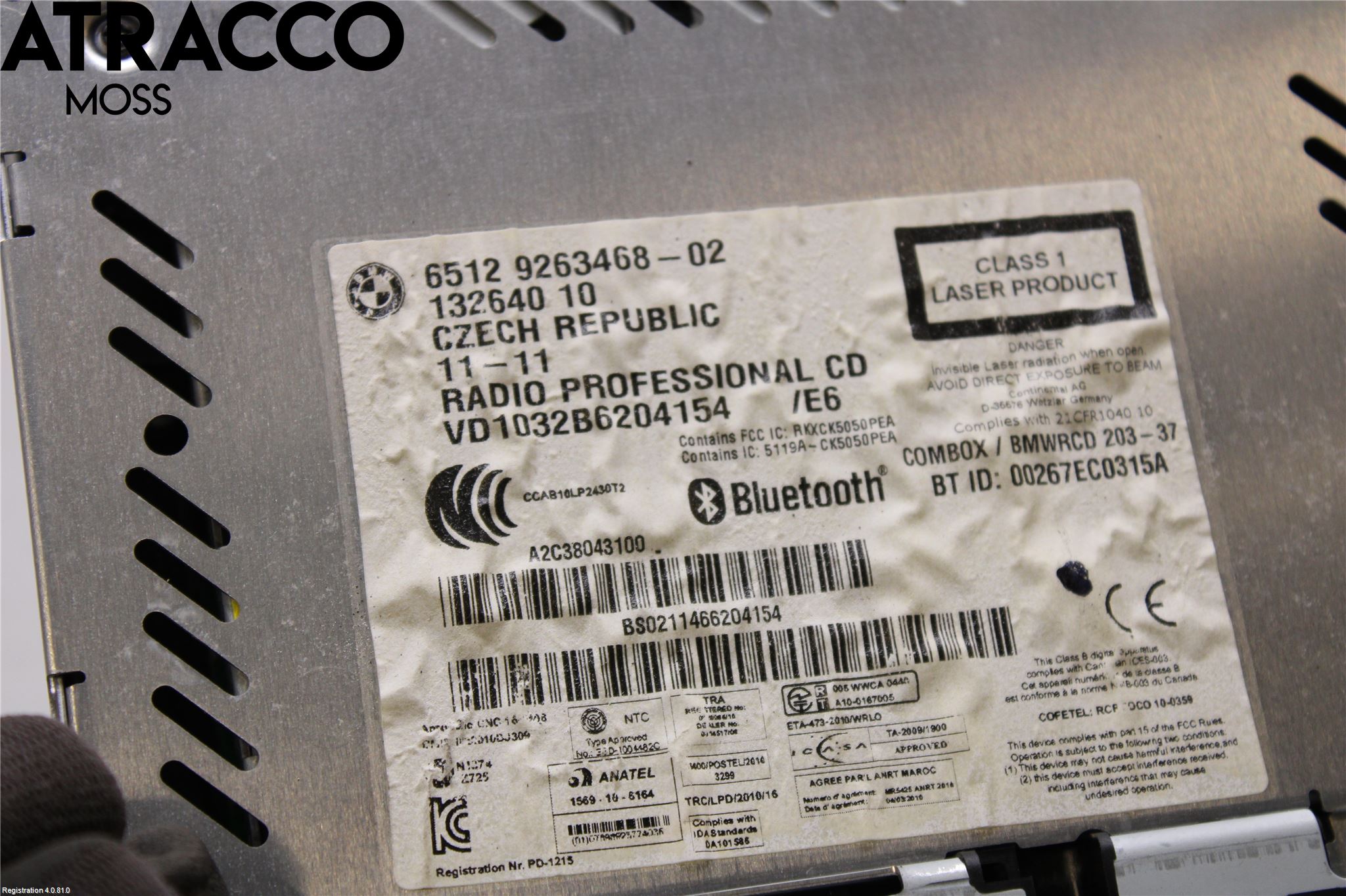 BMW 3 E90/91 SED/TOU 05-12 Stereo Radio