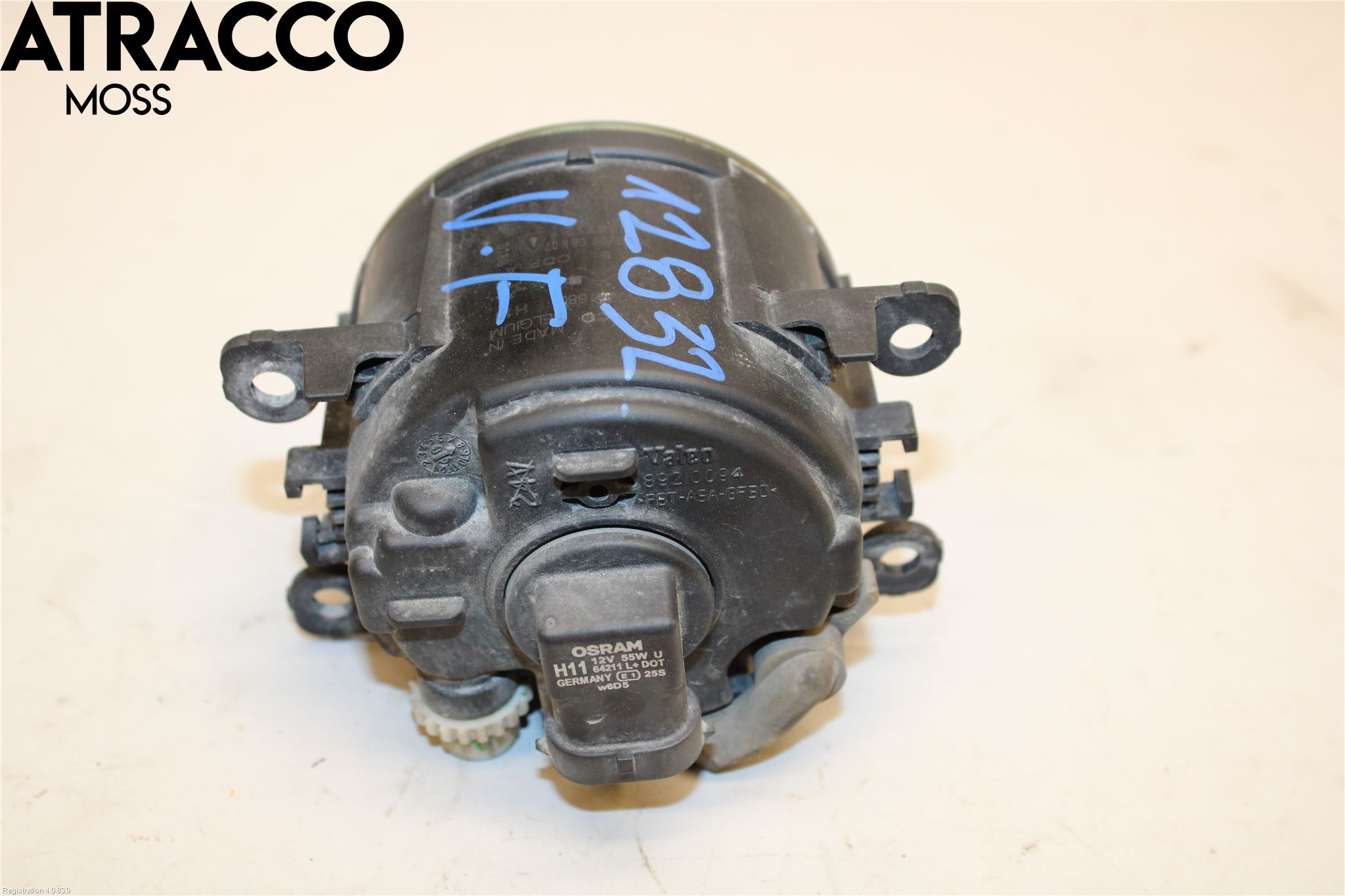 Peugeot 207 Frontlykt-Kurve-Tåkelys