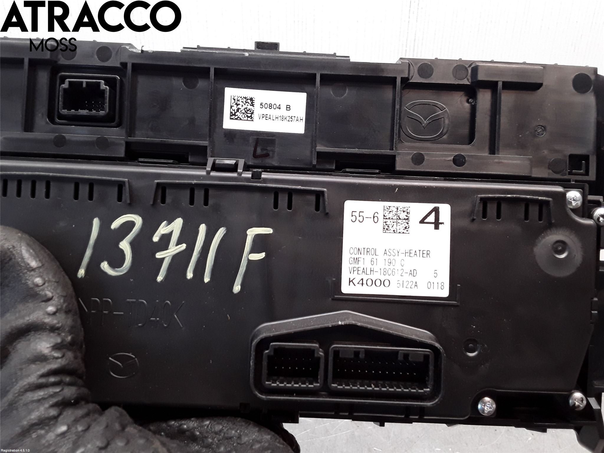 Mazda 6 13- Varme Ac Betjening-Display