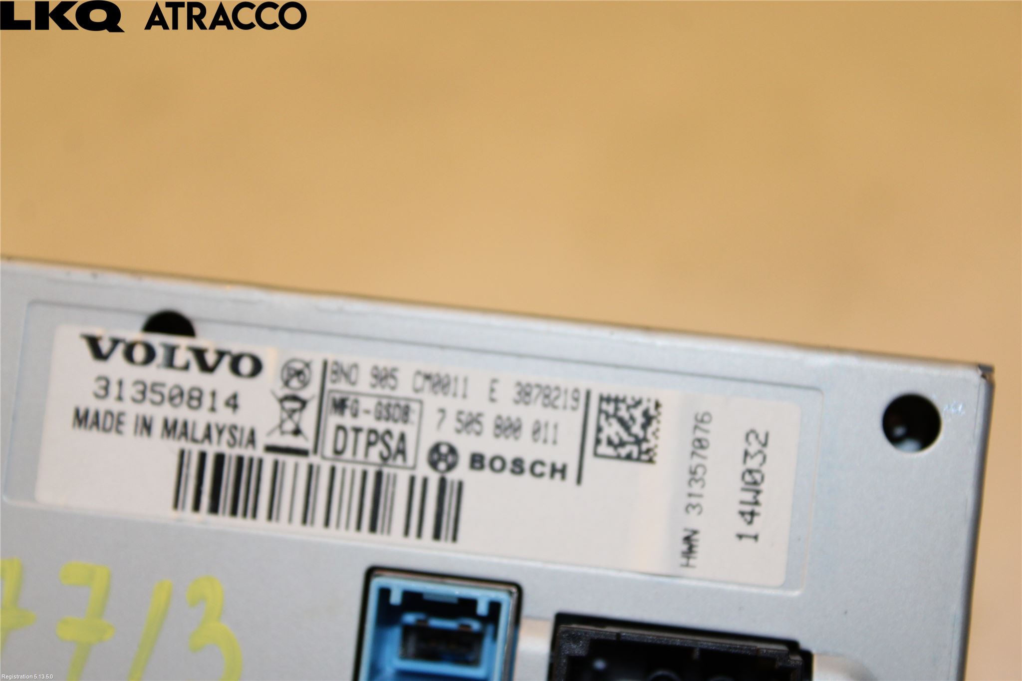 Volvo V40 12-19 Multifunktionsdisplay