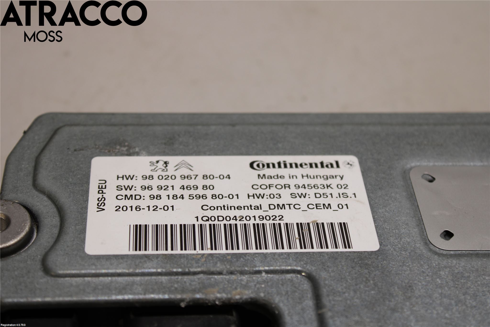 Citroen JUMPY/E-JUMPY 16- Styreenhet Innsprøytning