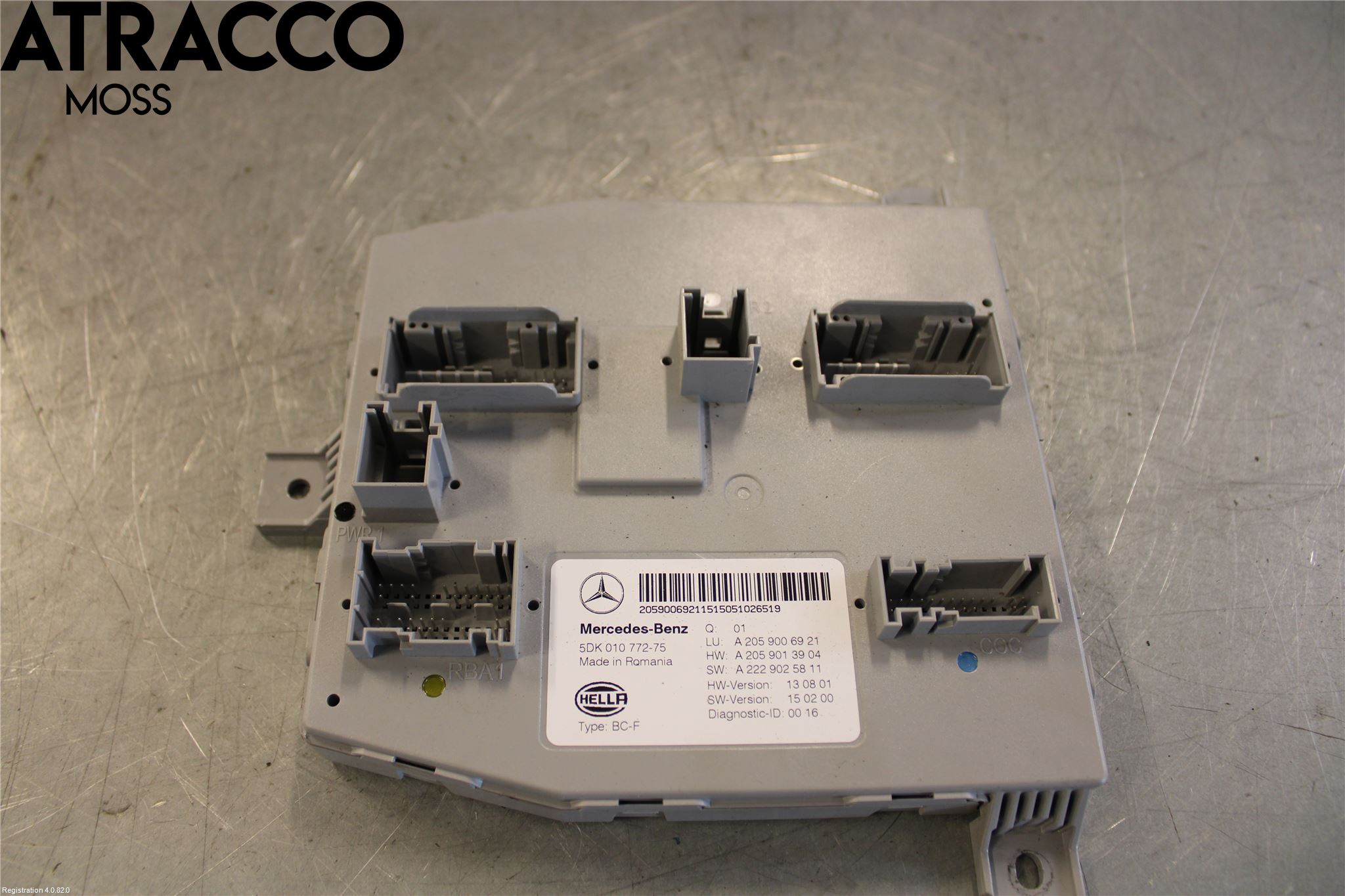 Mercedes-Benz MB C-KLASS (W205) 14-21 Styreenhet Øvrig