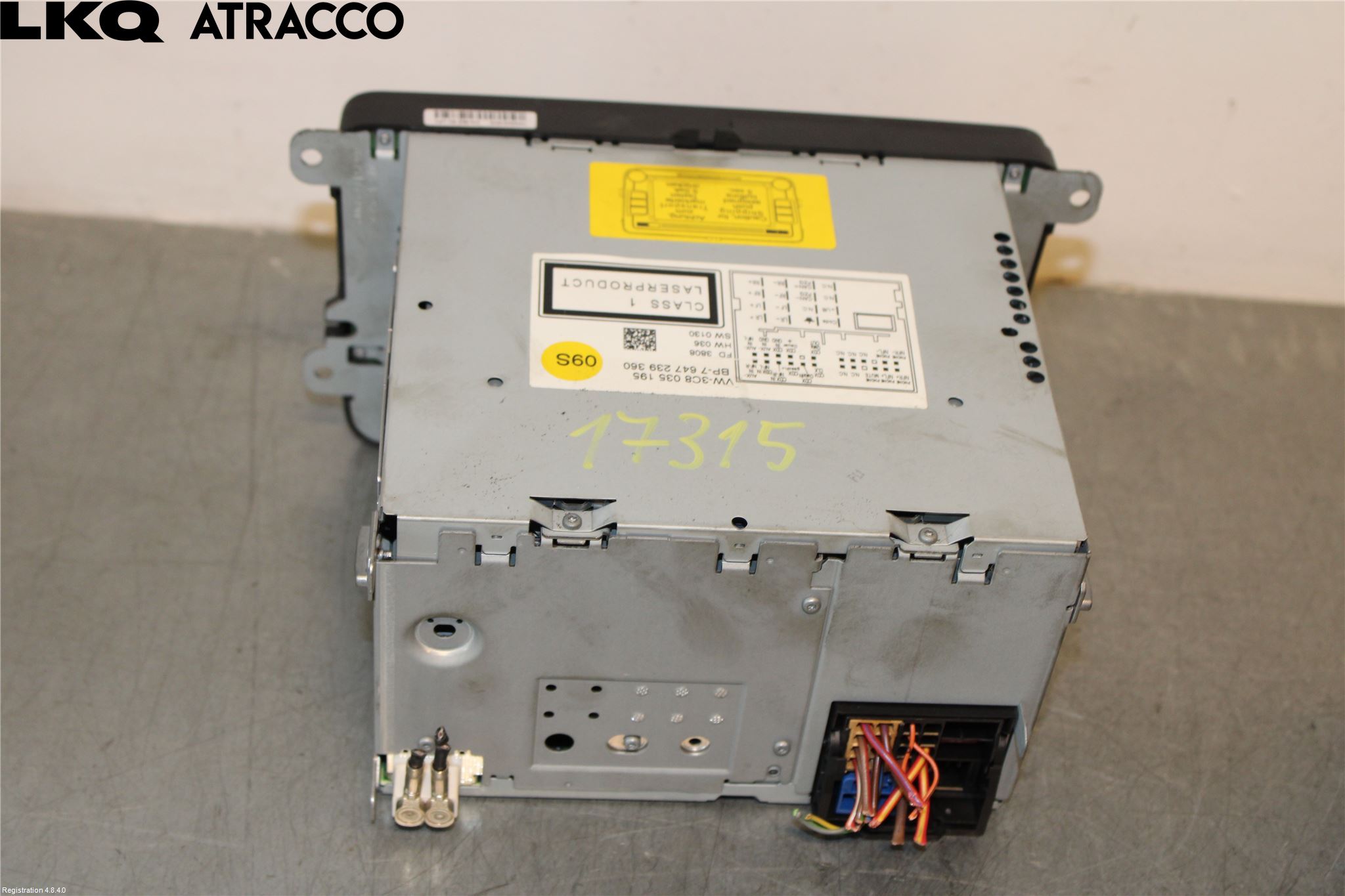 Volkswagen VW GOLF VI 09-13 Stereo Radio Med Cd