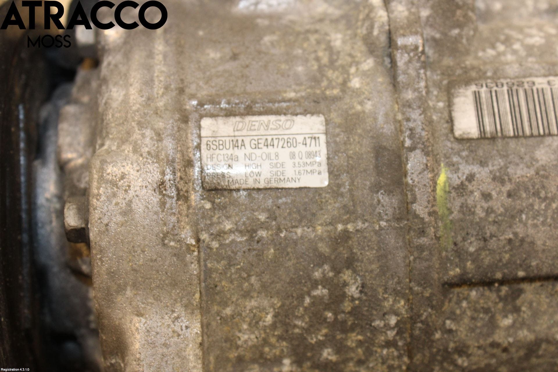 BMW 1 F20/F21 11-19 Varme Ac Kompressor