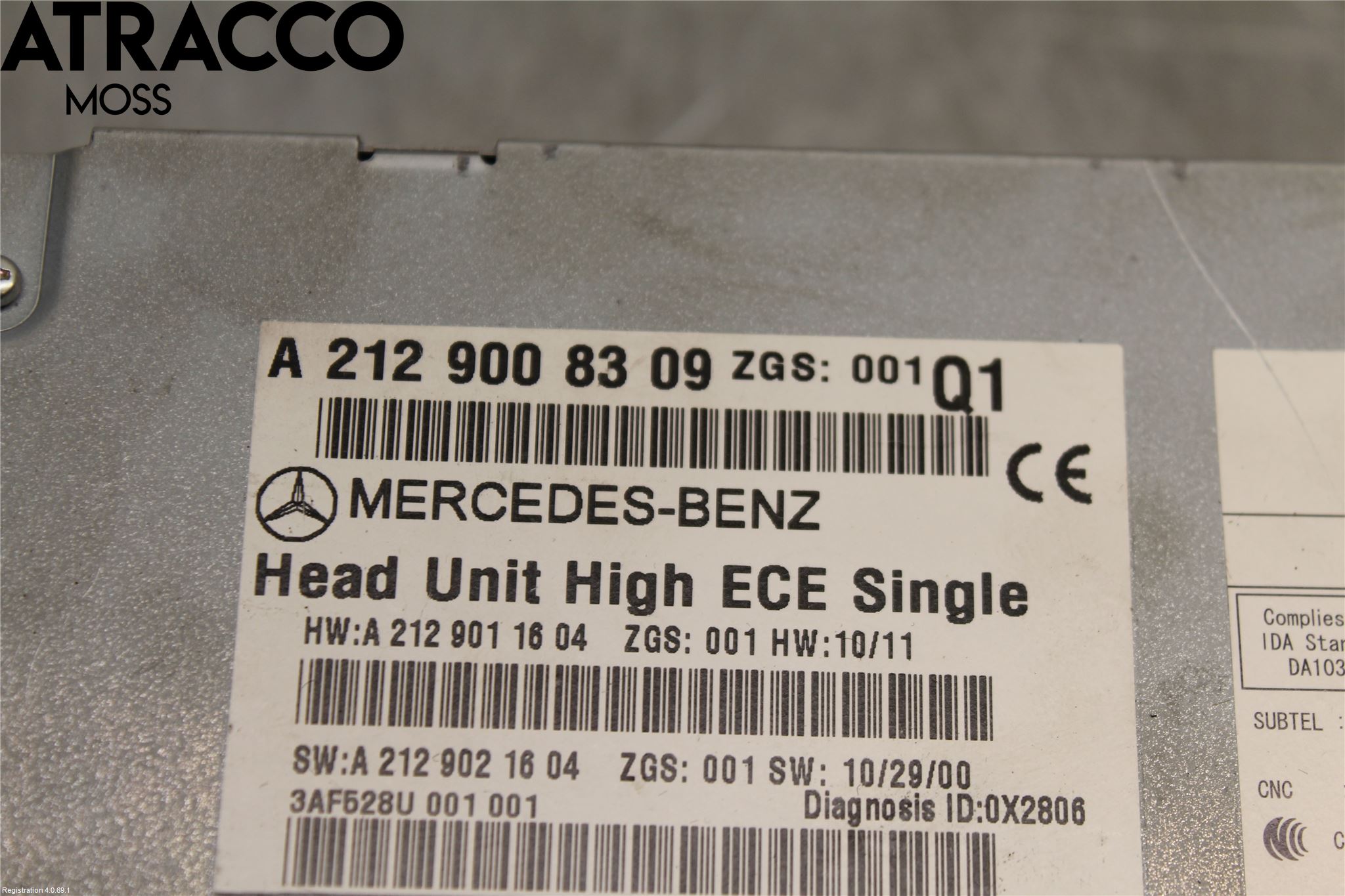 Mercedes-Benz MB E-KLASS (W212) 09-16 Stereo Radio Med Cd