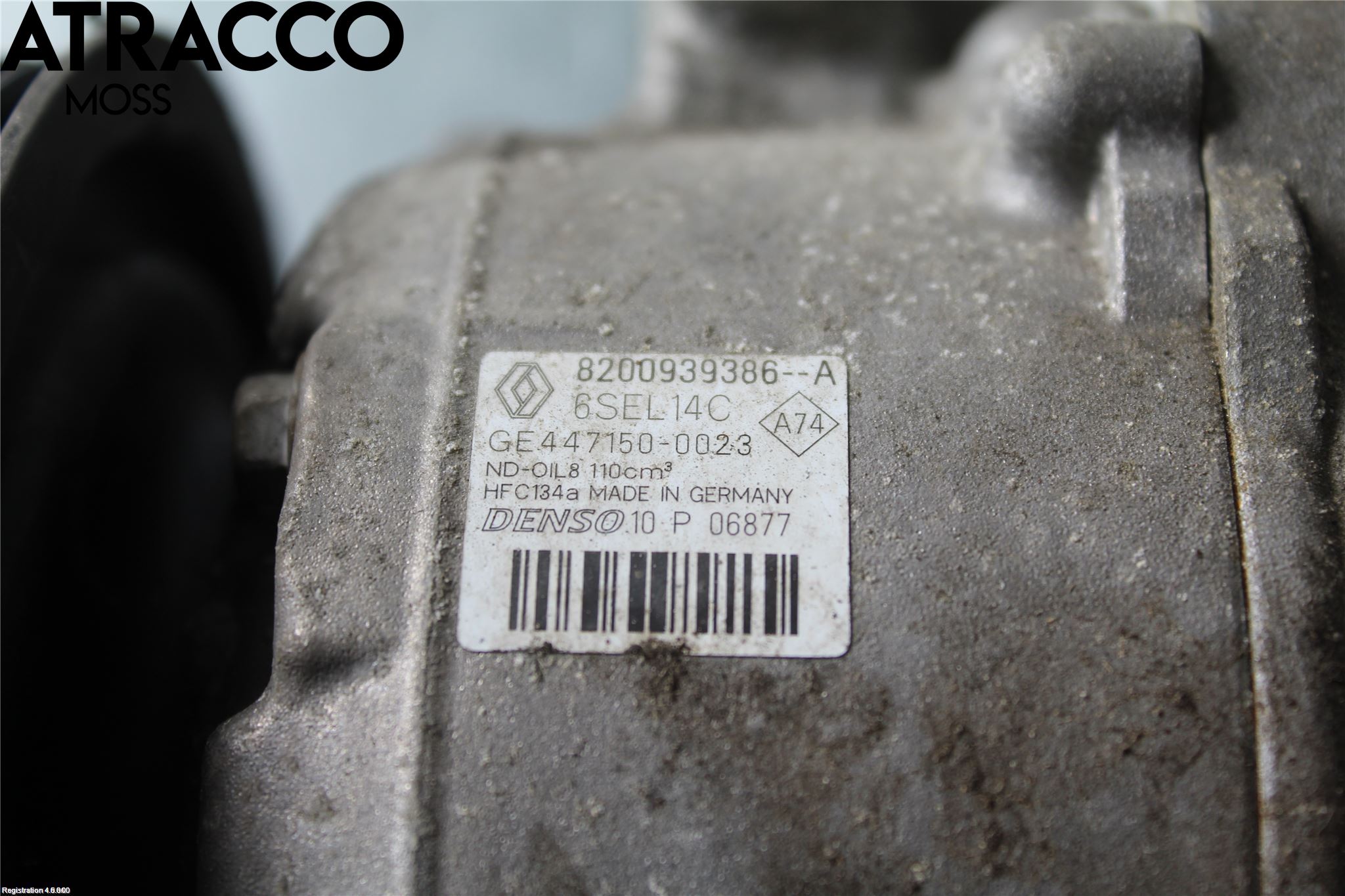 Renault SCÉNIC III / GRAND SCÉNIC 09-16 Varme Ac Kompressor