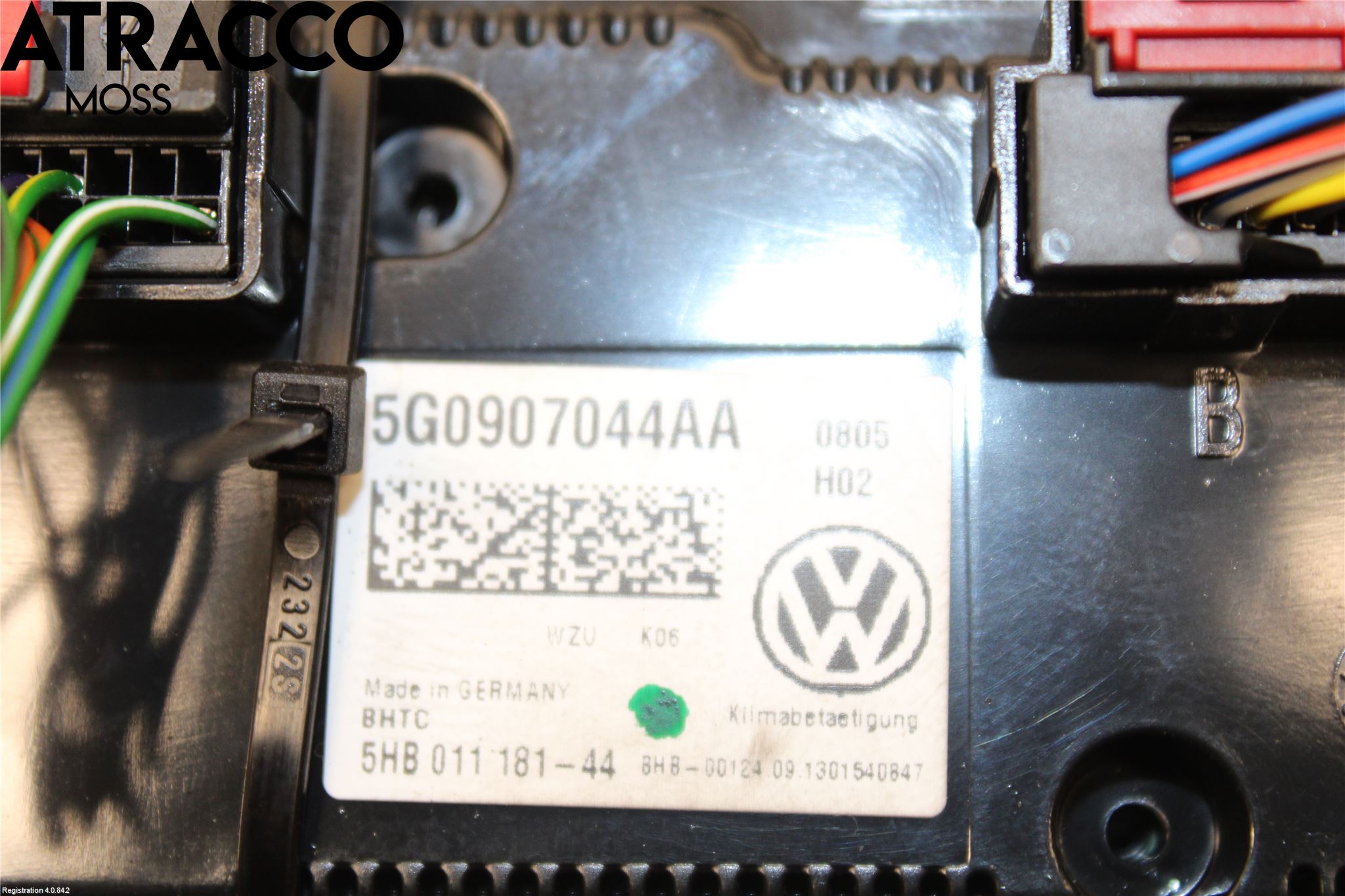 Volkswagen VW GOLF / E-GOLF VII 13-20 Varme Ac Betjening-Display