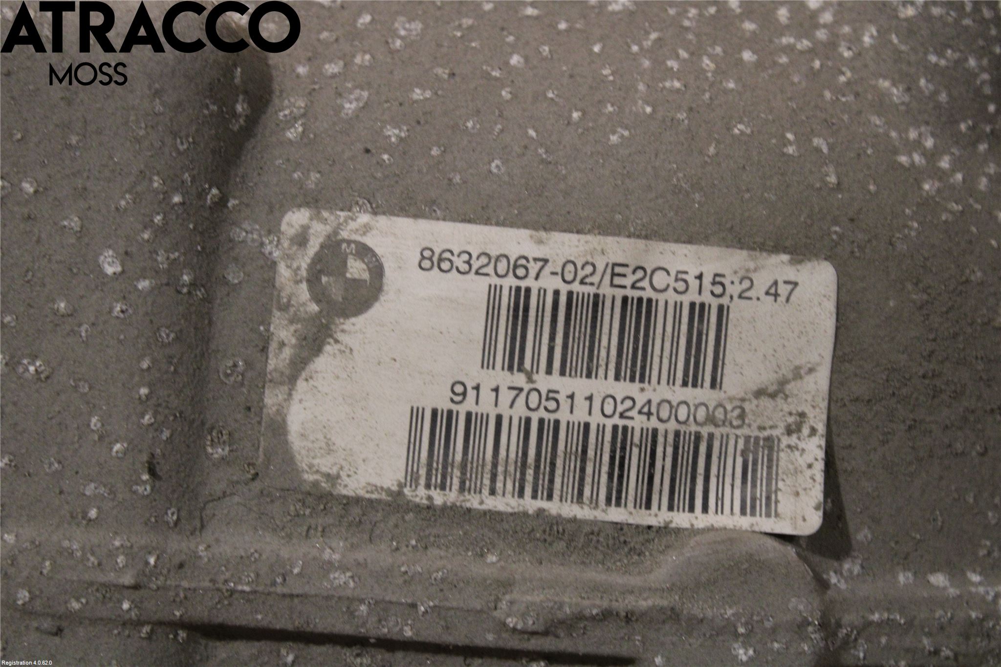 BMW 5 G30/G31/F90 17-23 Bakaksel Kardang Bak -Diff