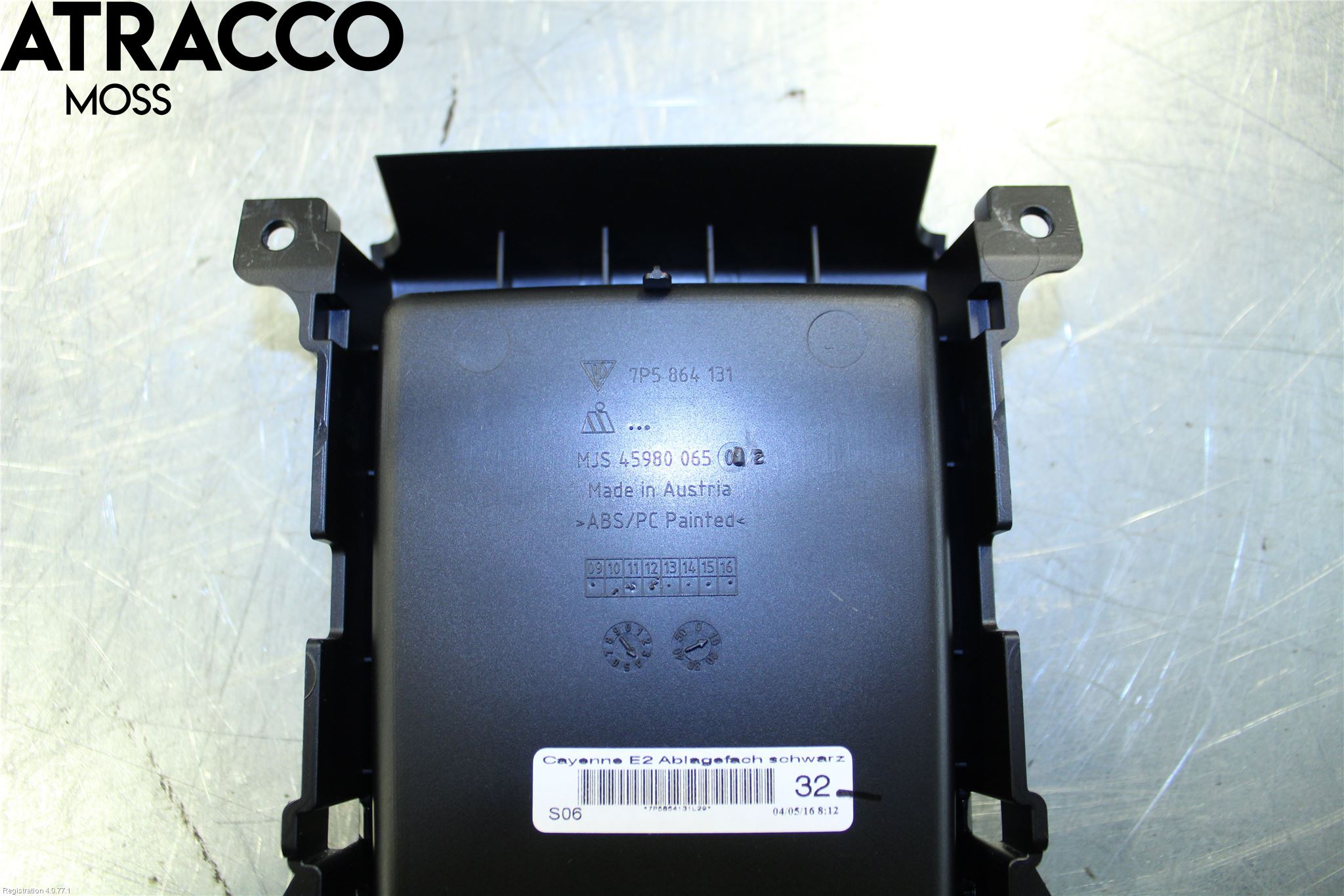 Porsche CAYENNE 03- Innr Oppbevaringsrom