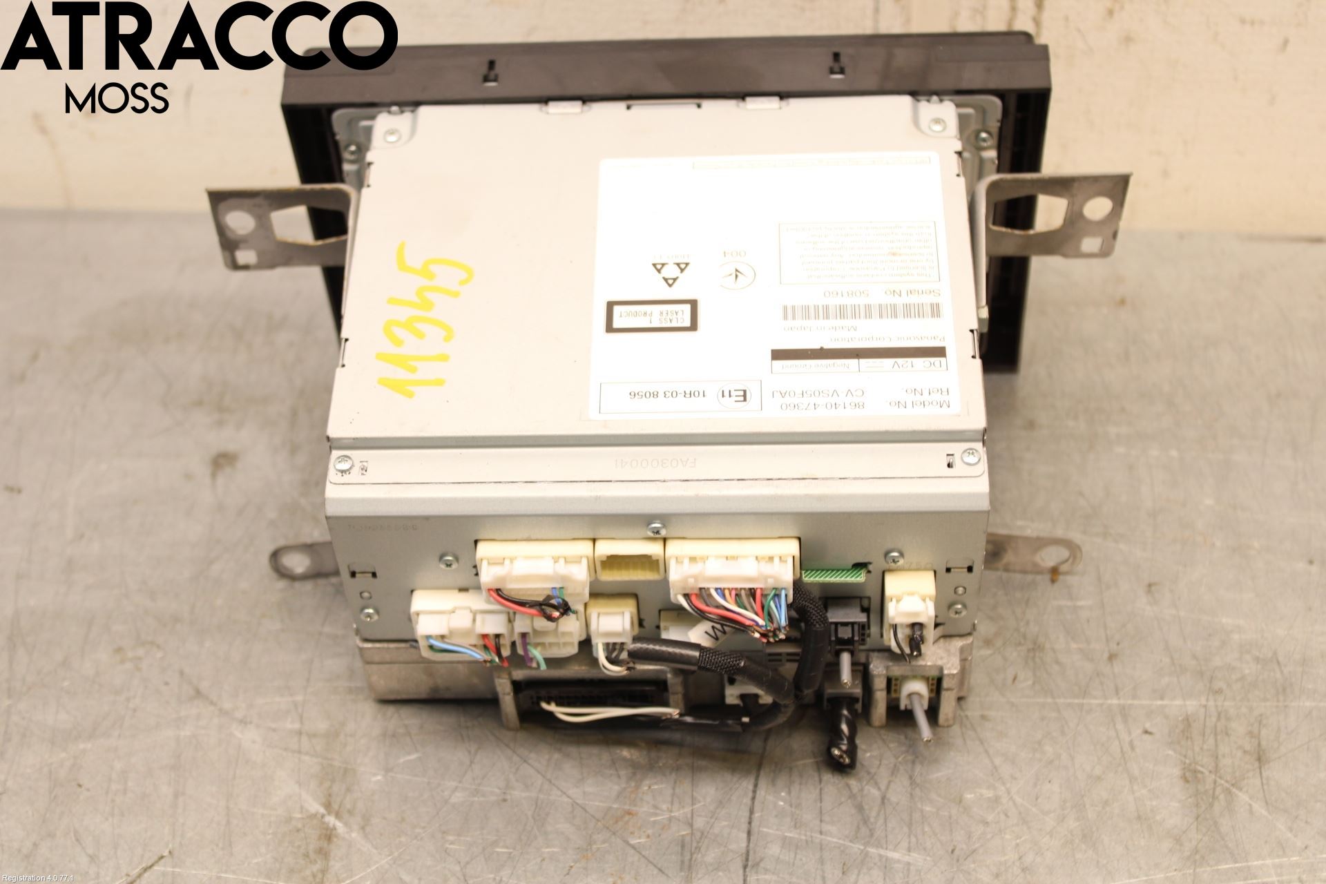 Toyota PRIUS (ZVW50) 16-21 Stereo Radio Med Cd