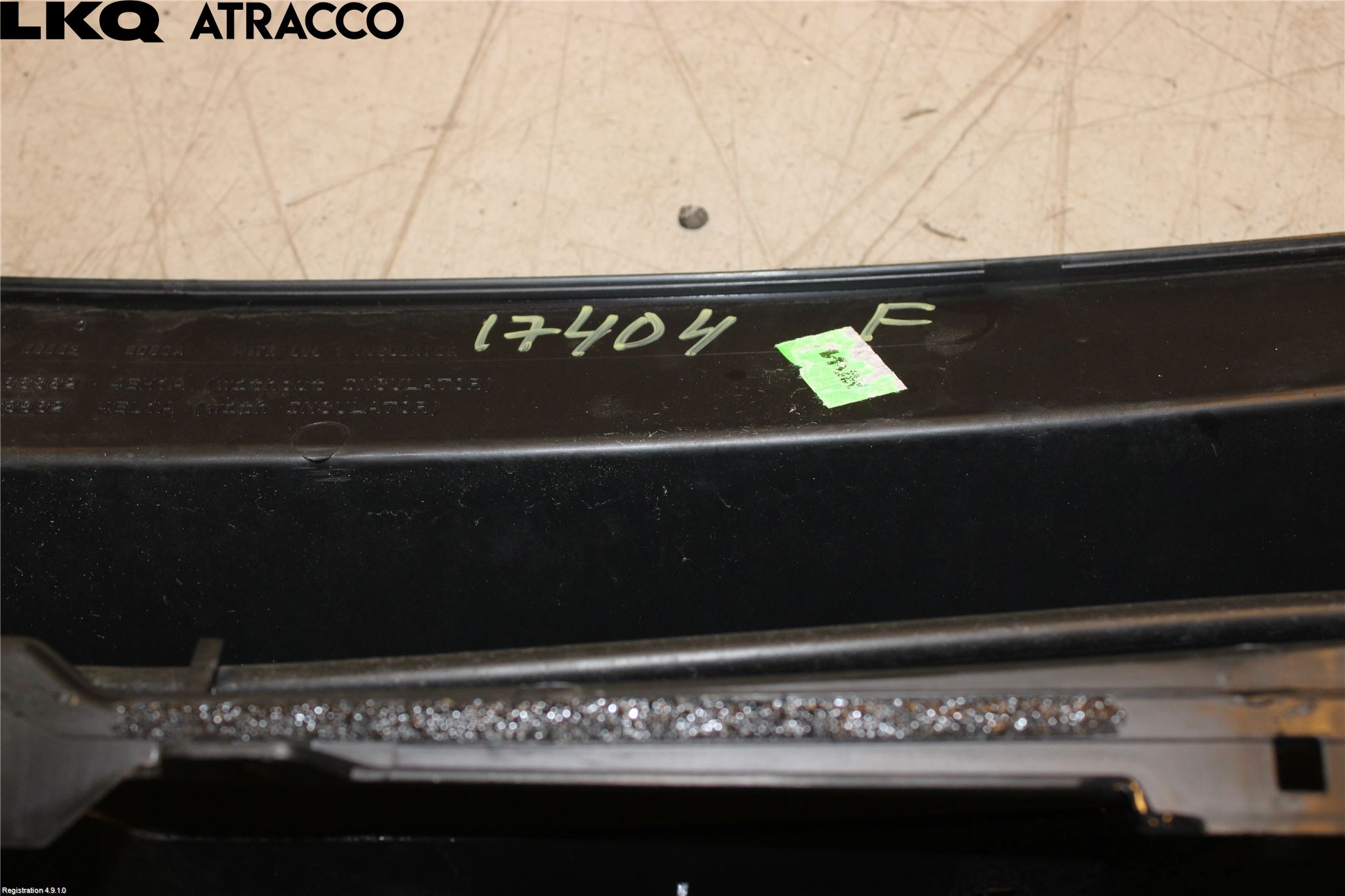 Nissan QASHQAI 14-17 Visker Deksel-Grill-Under Frr