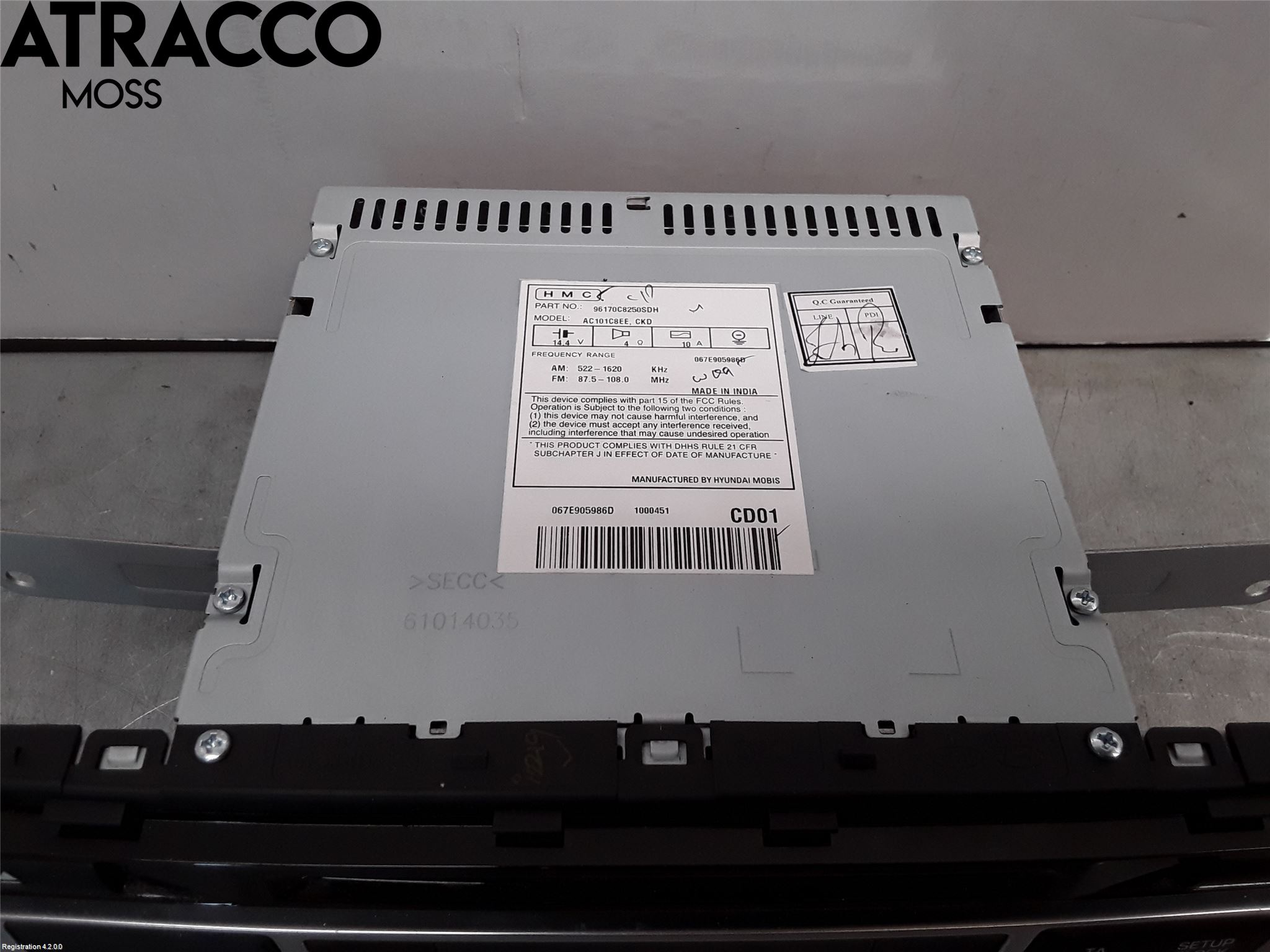 Hyundai i20 GB 15-20 Stereo Radio