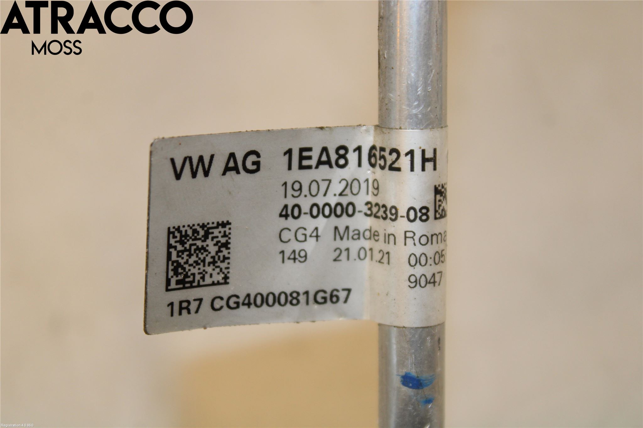 Audi Q4 E-TRON FZ 22- Varme Ac Slange - Rør