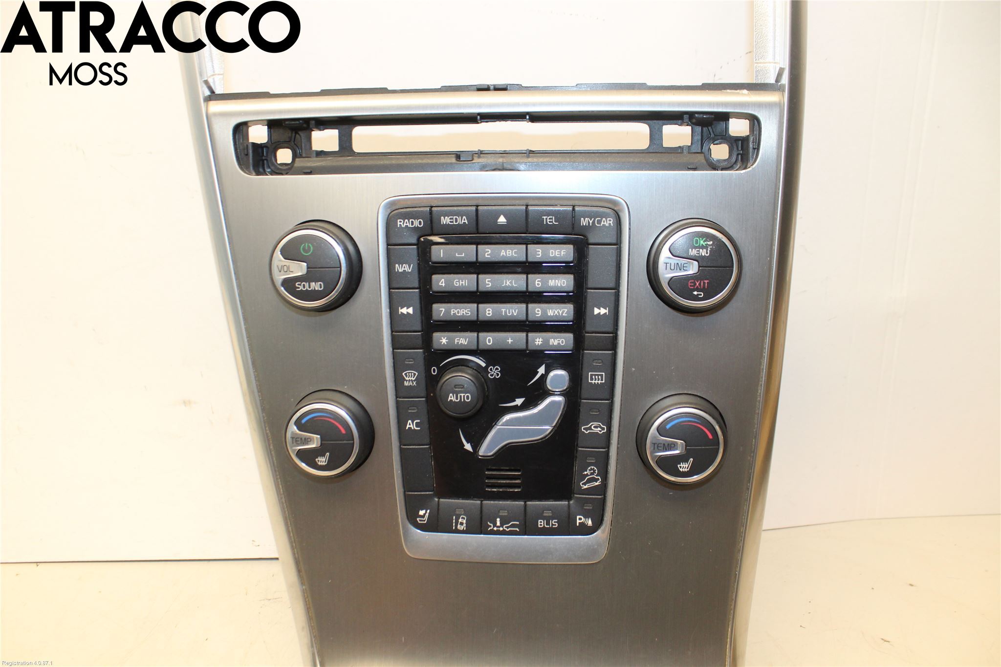 Volvo XC60 09-13 Varme Ac Betjening-Display