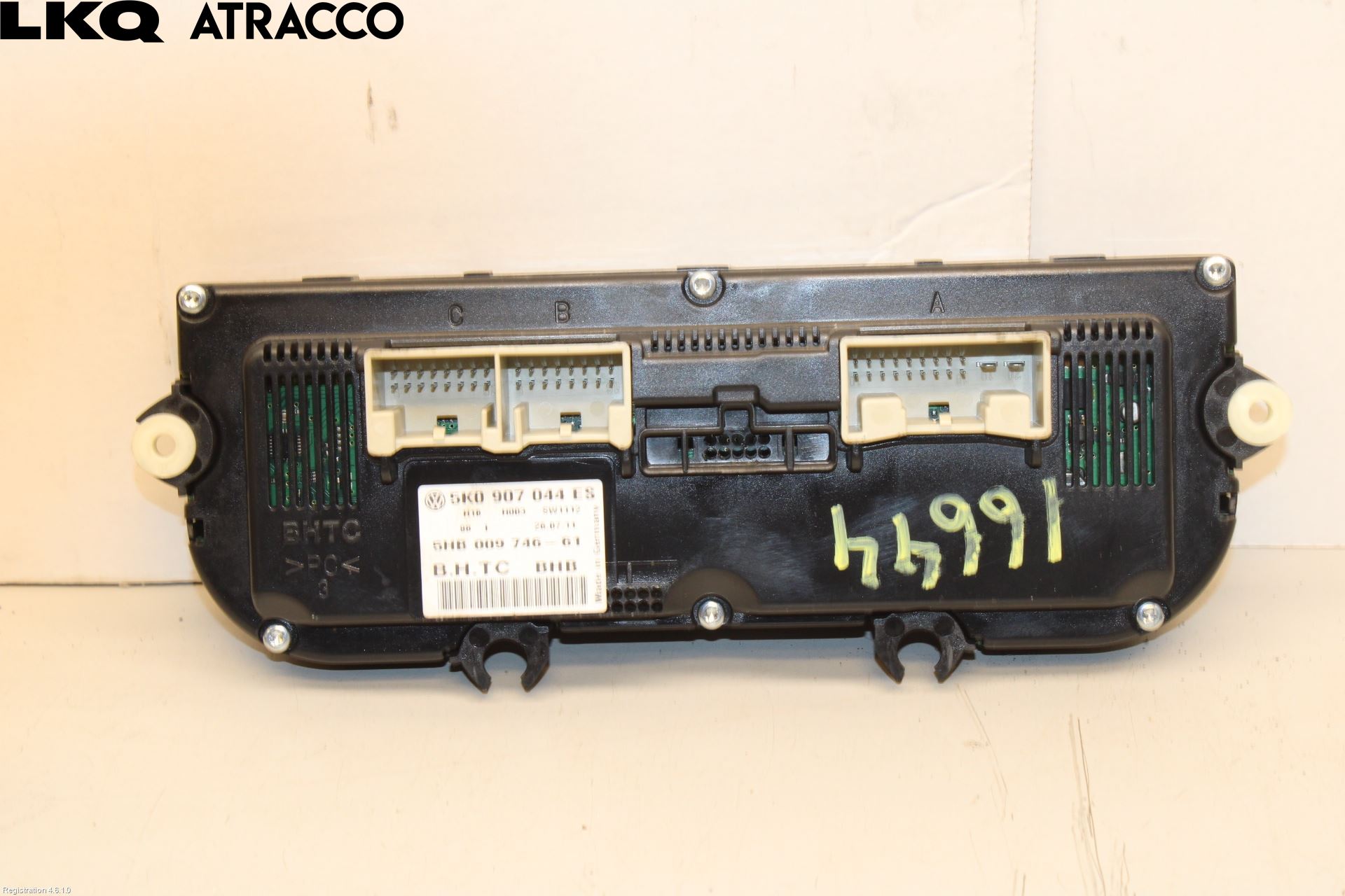 Volkswagen VW GOLF VI 09-13 Varme Ac Betjening-Display