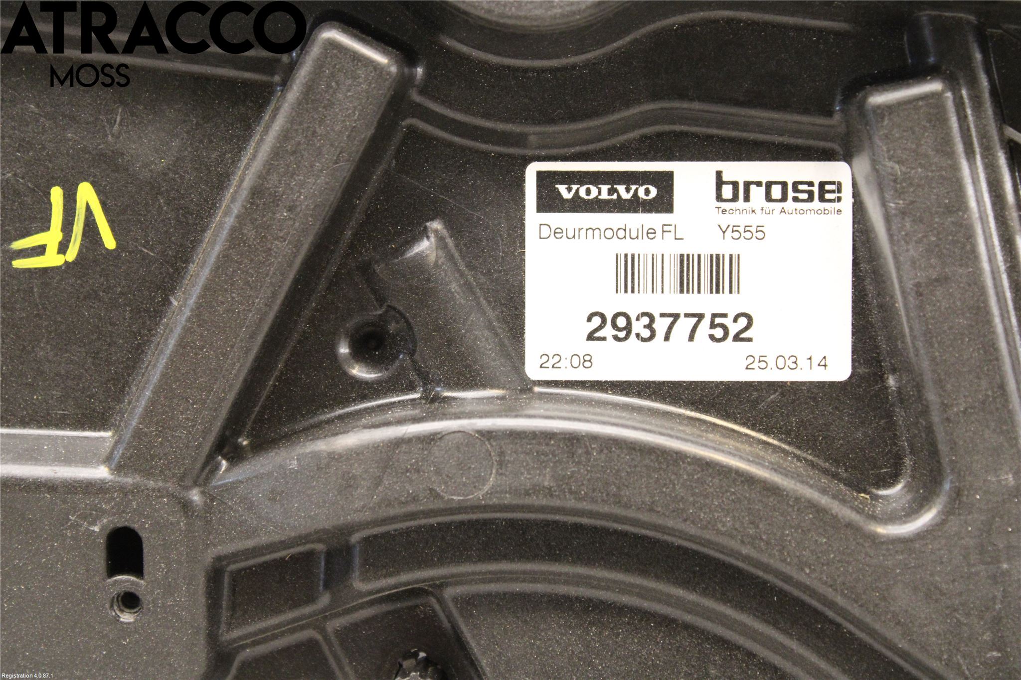 Volvo V40 12-19 Vindusheis