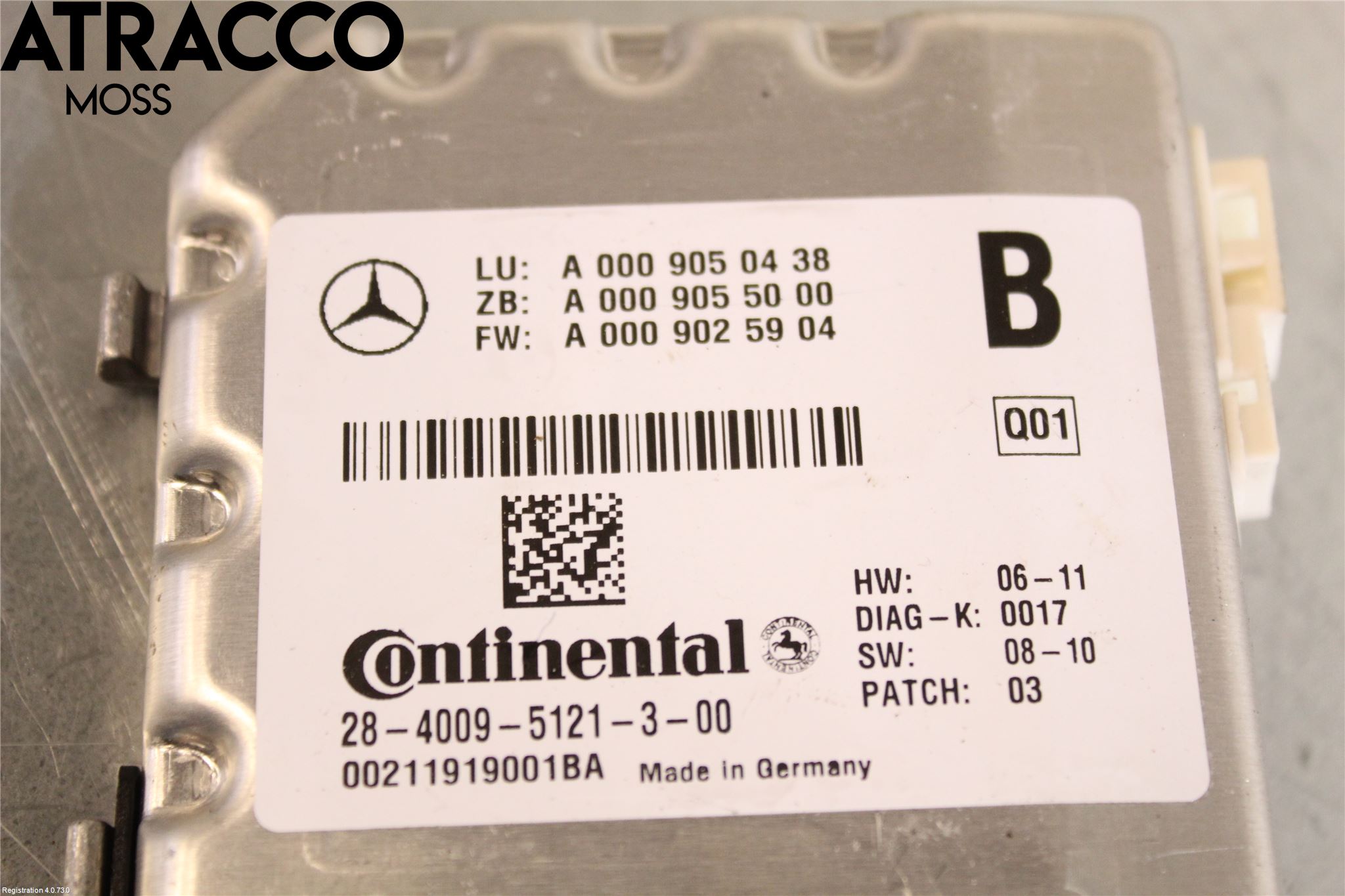 Mercedes-Benz MB B-KLASS (W246/W242) 12-19 Parkeringshjelp Kamera